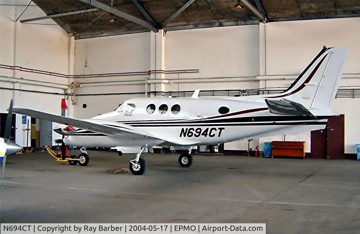 N694CT, Raytheon Aircraft Company C90A C/N LJ-1694, Beech C90A King Air [LJ-1694] Modlin~SP 17/05/2004