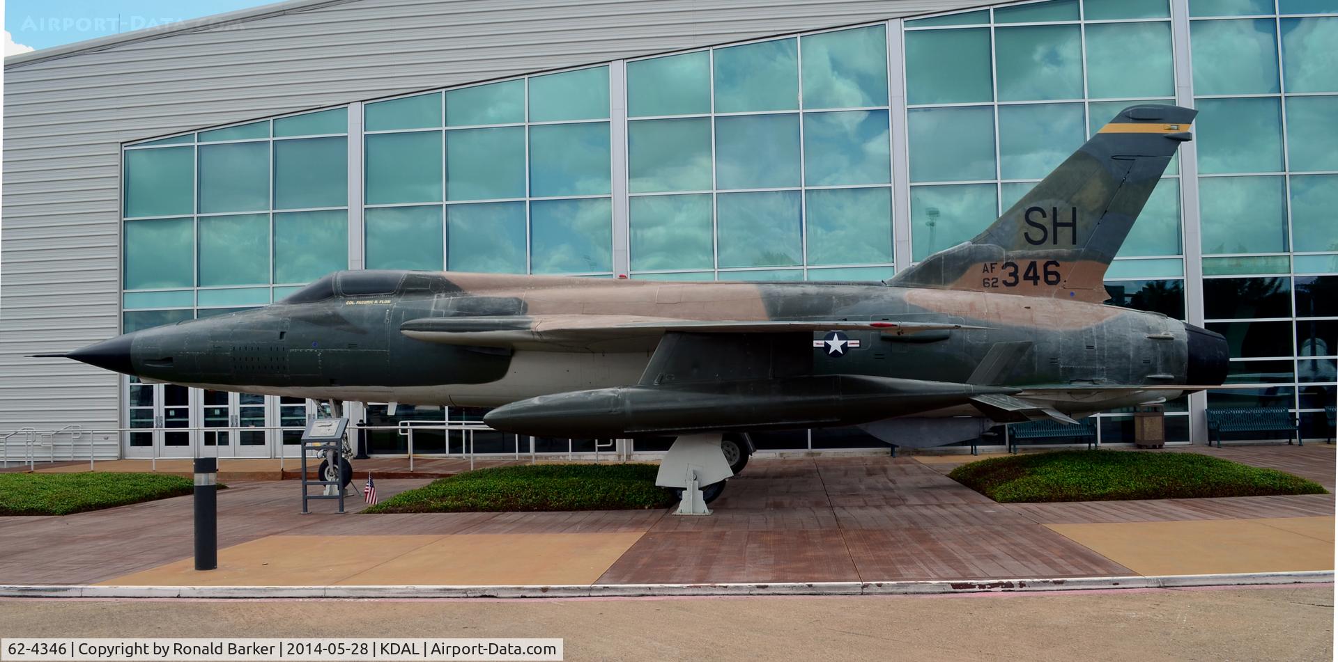 62-4346, 1962 Republic F-105D Thunderchief C/N D525, Frontiers of Flight Museum DAL