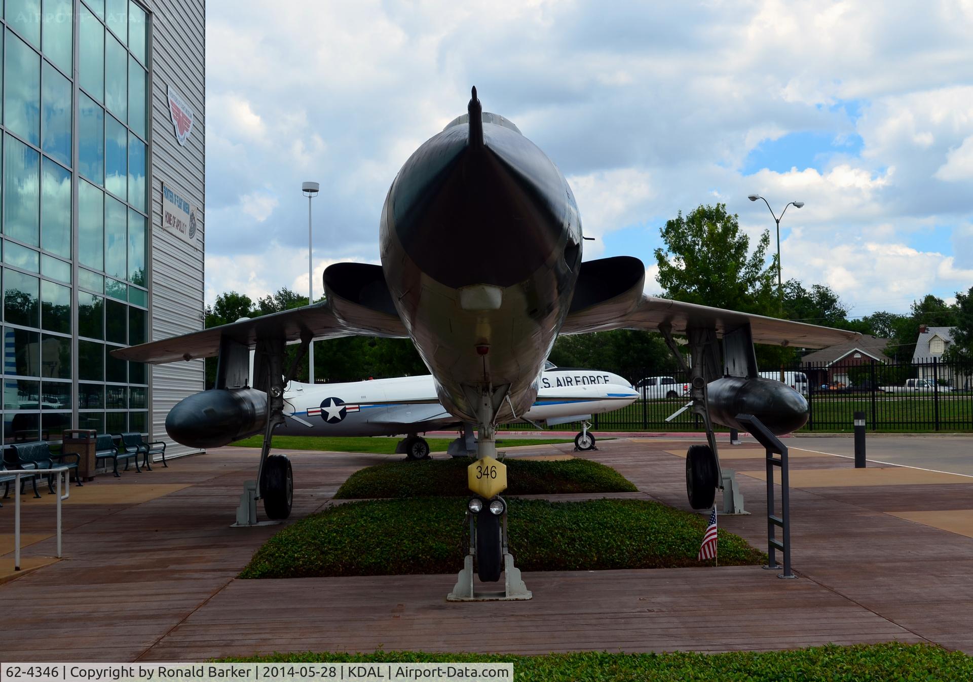 62-4346, 1962 Republic F-105D Thunderchief C/N D525, Frontiers of Flight Museum DAL