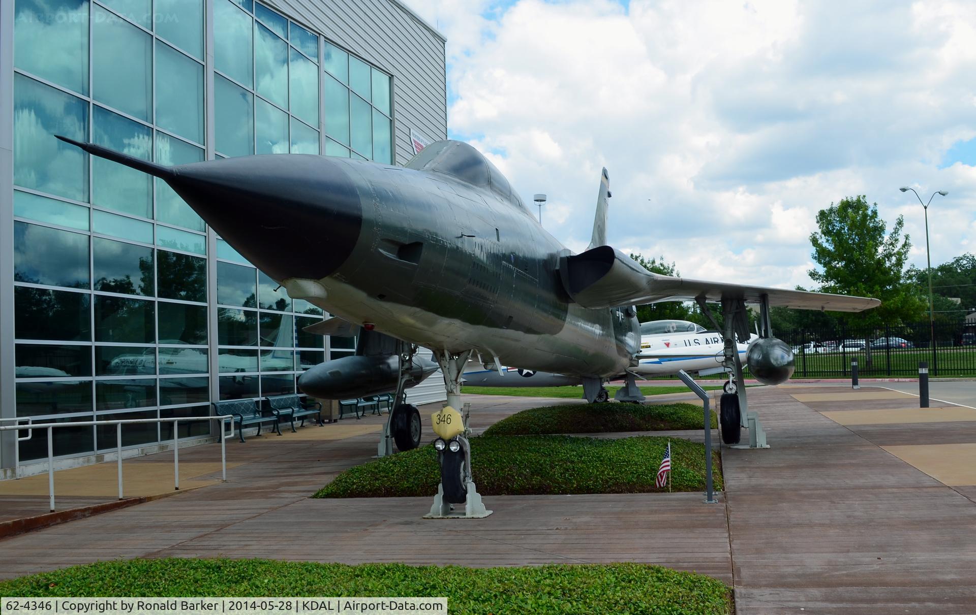 62-4346, 1962 Republic F-105D Thunderchief C/N D525, Frontiers of Flight Museum DAL