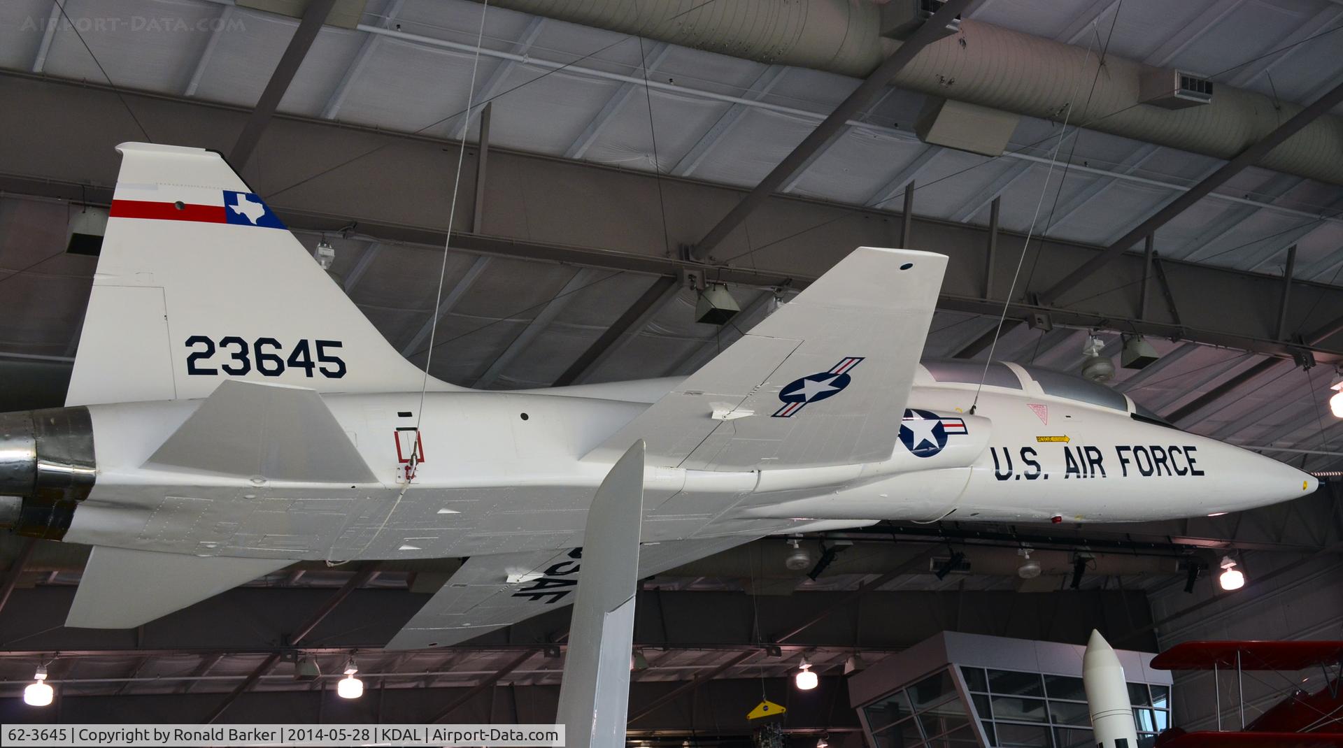 62-3645, 1962 Northrop T-38A Talon C/N N.5350, Frontiers of Flight Museum DAL