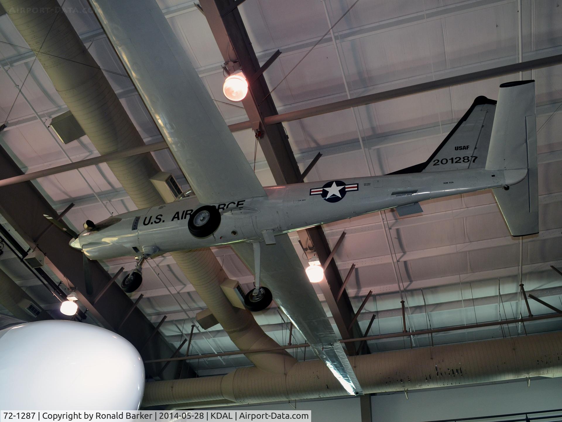 72-1287, 1972 E-Systems XQM-93A, One of two built, Frontiers of Flight Museum, DAL
