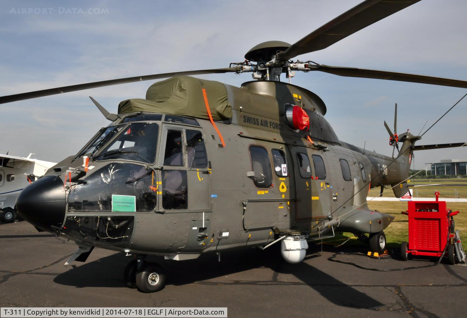 T-311, 1987 Aerospatiale TH89 Super Puma (AS-332M1) C/N 2216, On static display at FIA 2014.