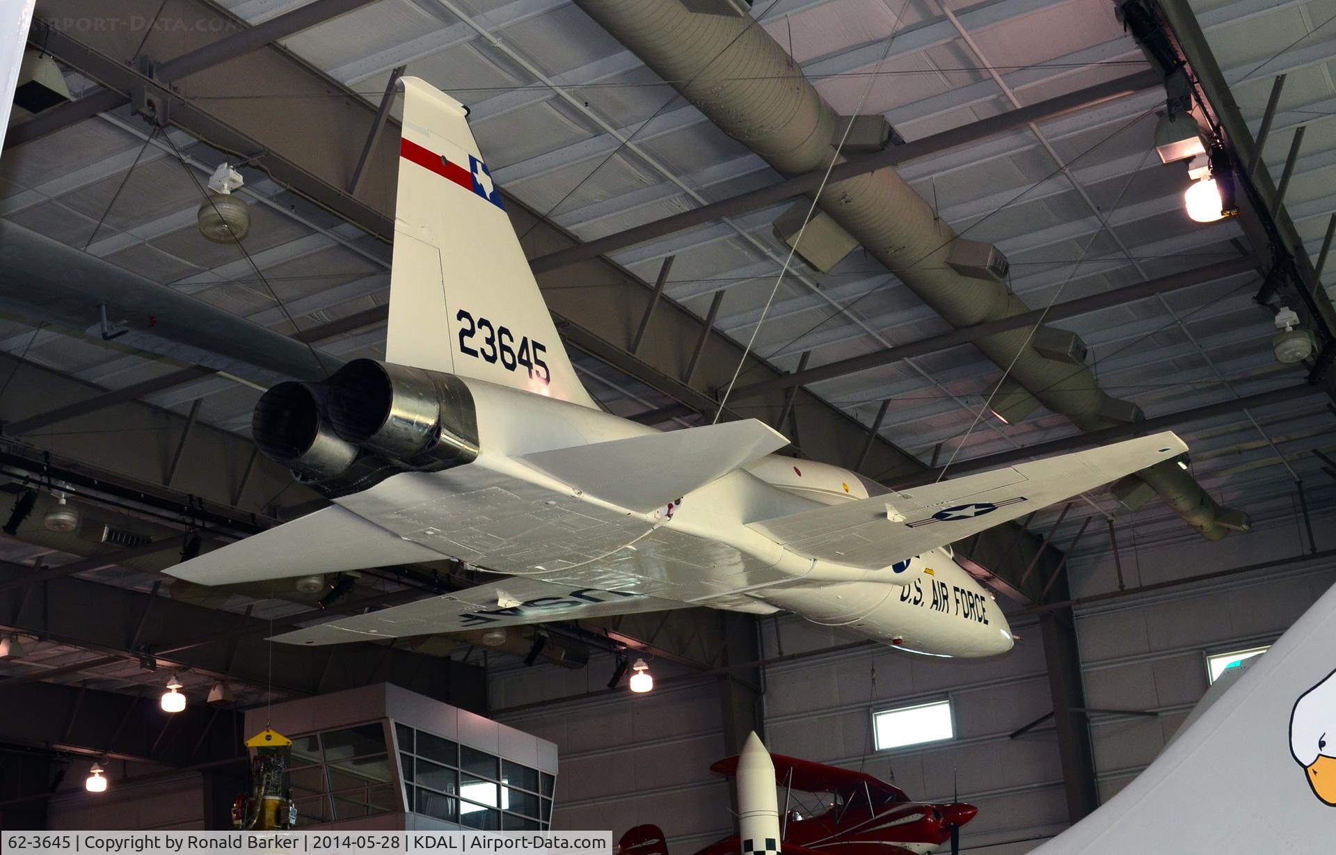 62-3645, 1962 Northrop T-38A Talon C/N N.5350, Frontiers of Flight Museum DAL