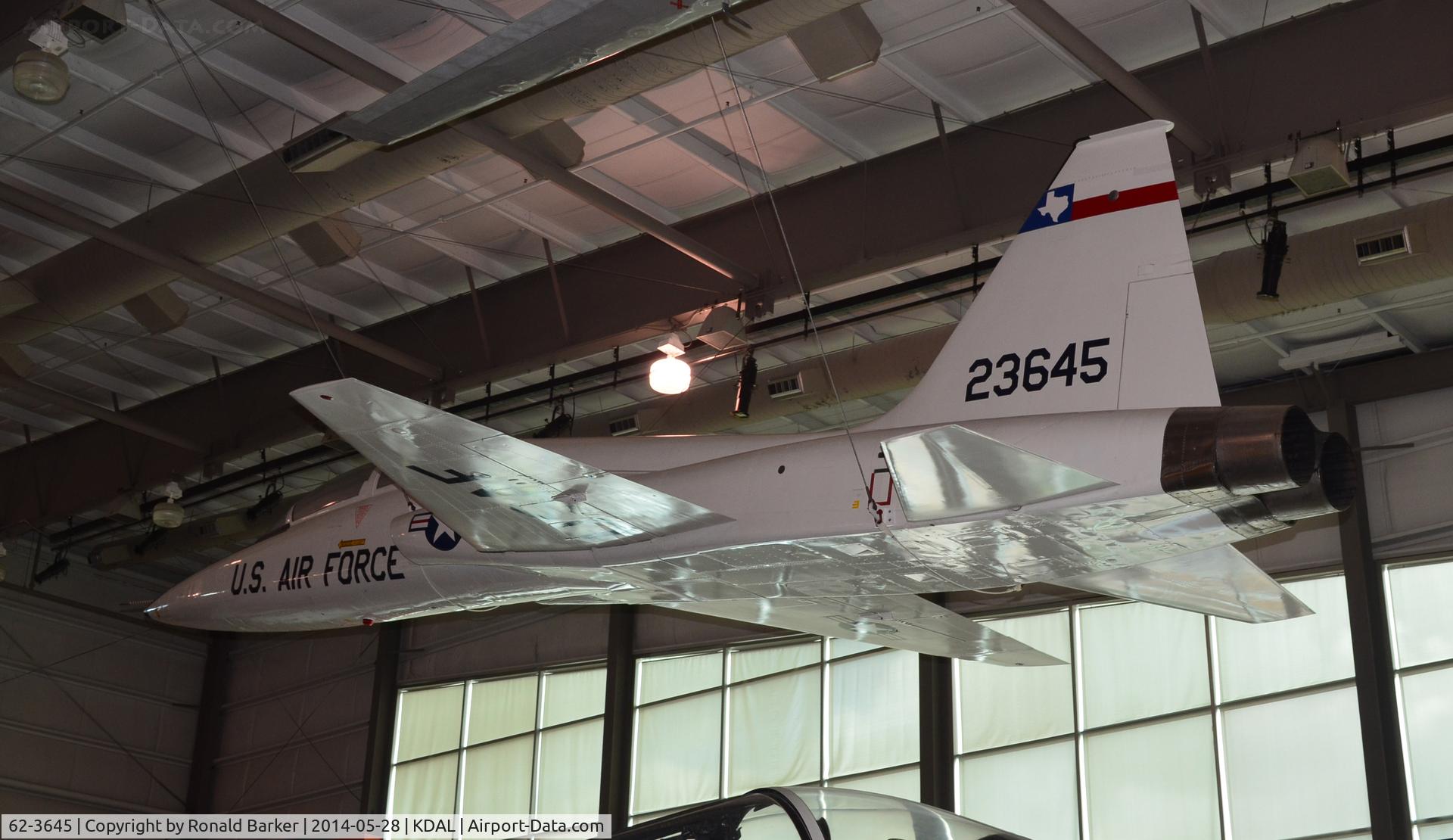 62-3645, 1962 Northrop T-38A Talon C/N N.5350, Frontiers of Flight Museum, DAL