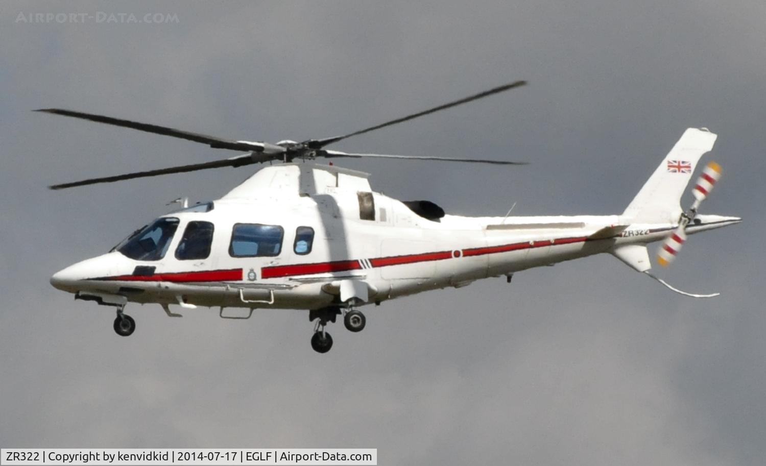 ZR322, 2006 Agusta A-109E Power C/N 11664, VIP flight inbound to FIA 2014.
