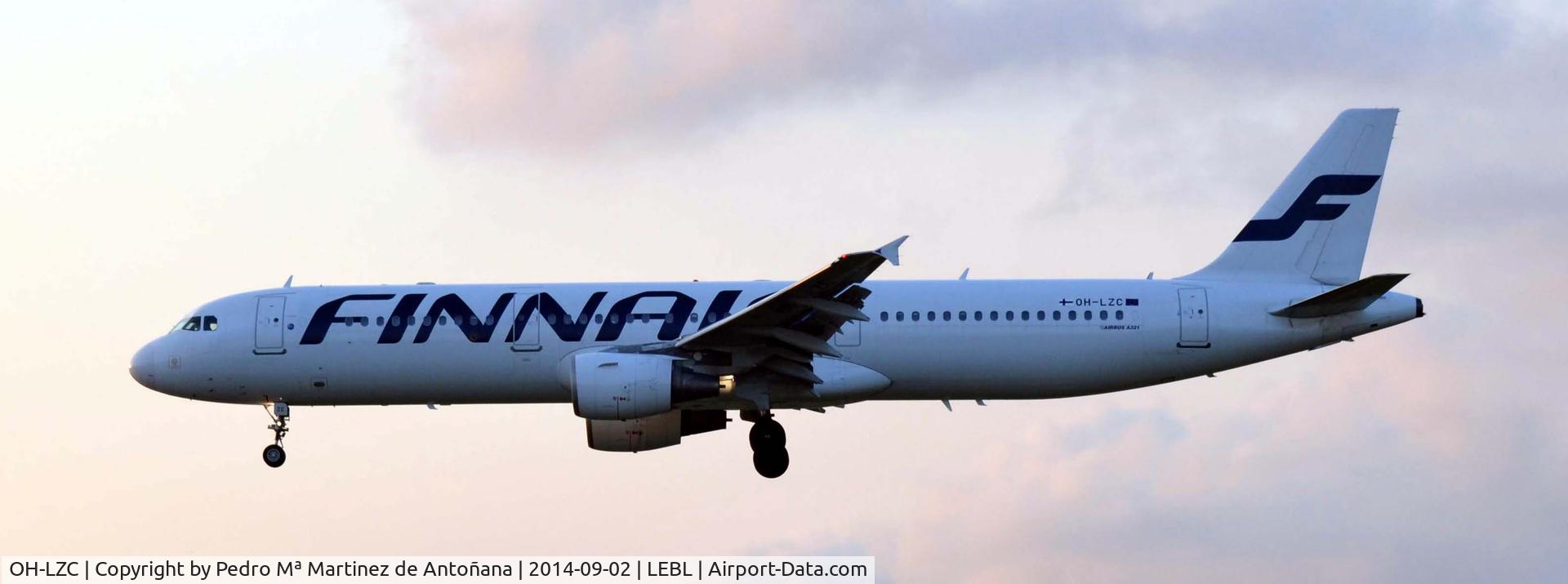 OH-LZC, 2000 Airbus A321-211 C/N 1185, El Prat - Barcelona