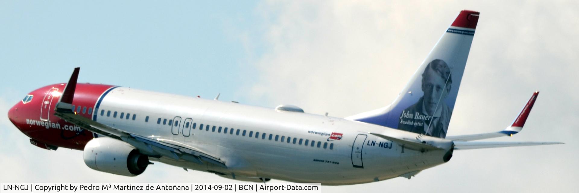 LN-NGJ, 2013 Boeing 737-8JP C/N 39021, El Prat - Barcelona