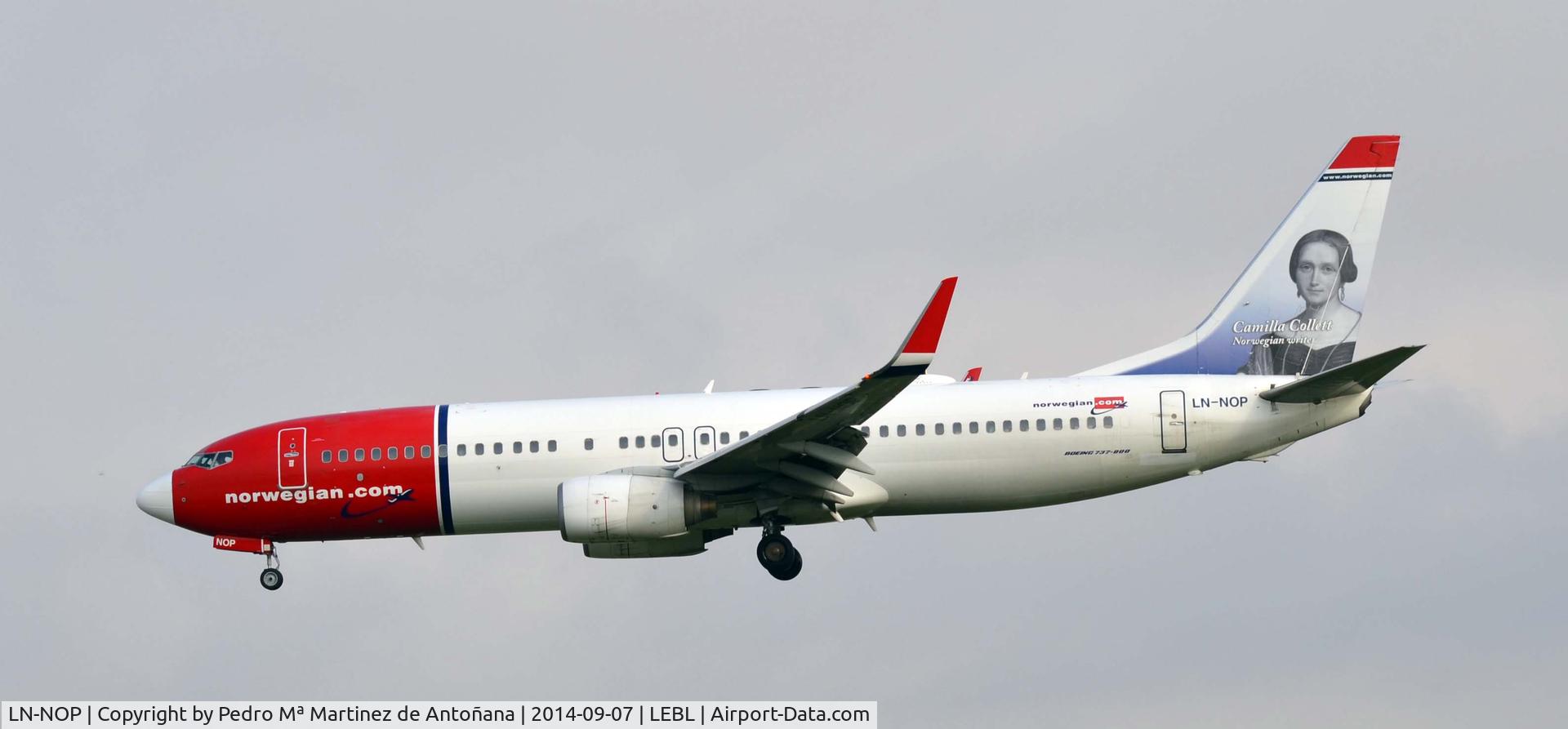 LN-NOP, 2005 Boeing 737-86N C/N 32655, El Prat - Barcelona