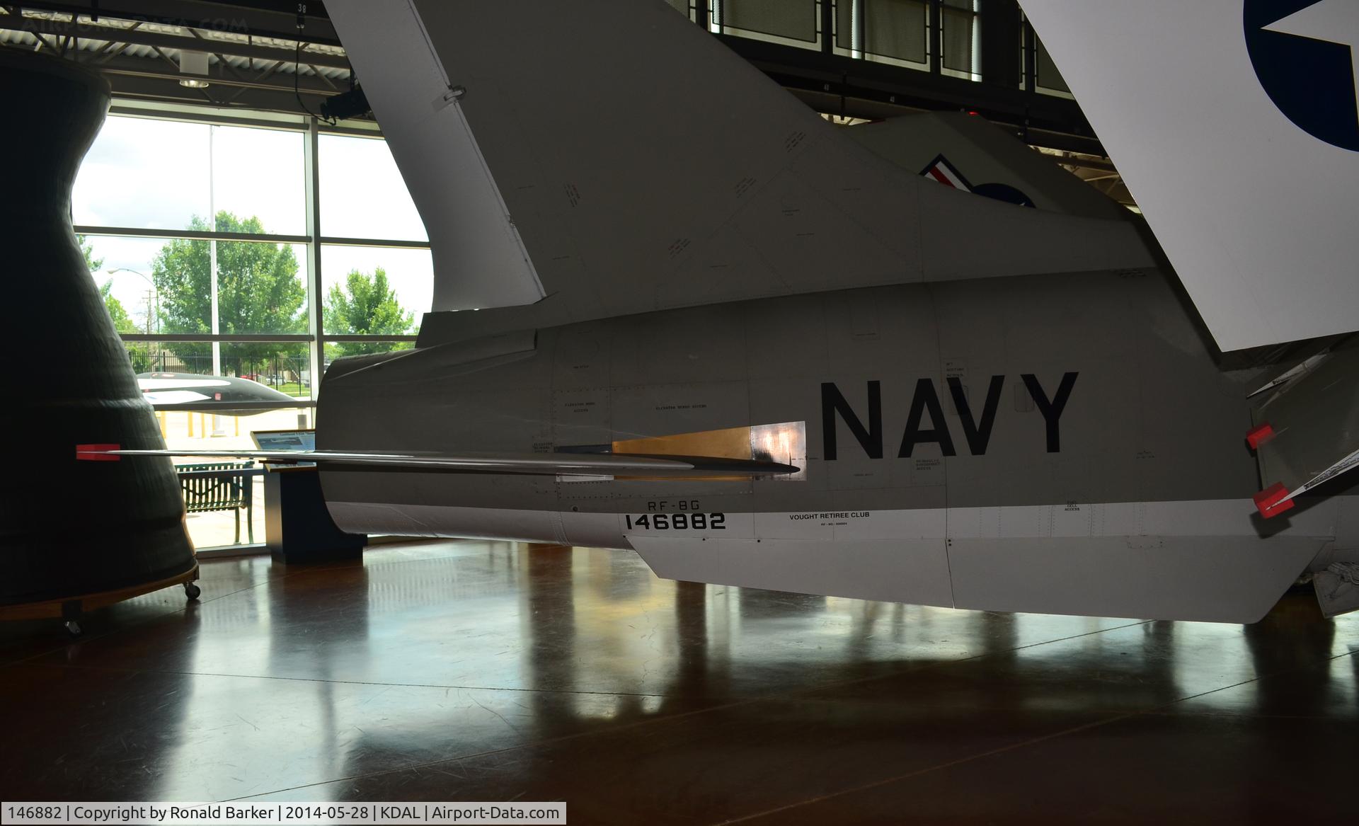 146882, Vought F8U-1P Crusader C/N Not found 146882, Frontiers of Flight Museum DAL