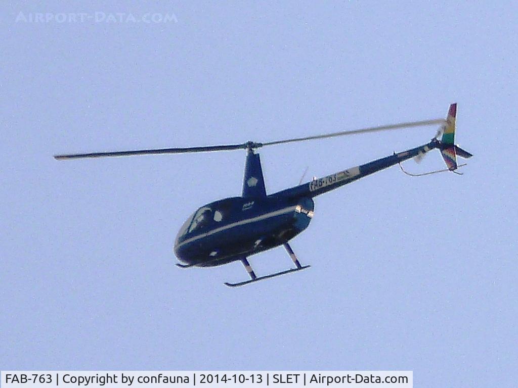 FAB-763, 2012 Robinson R44 II C/N 13279, Over Santa Cruz de la Sierra
