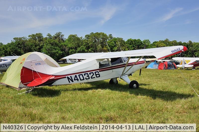 N40326, 1972 Maule M-4-220C Strata Rocket C/N 2101C, Sun-N-Fun