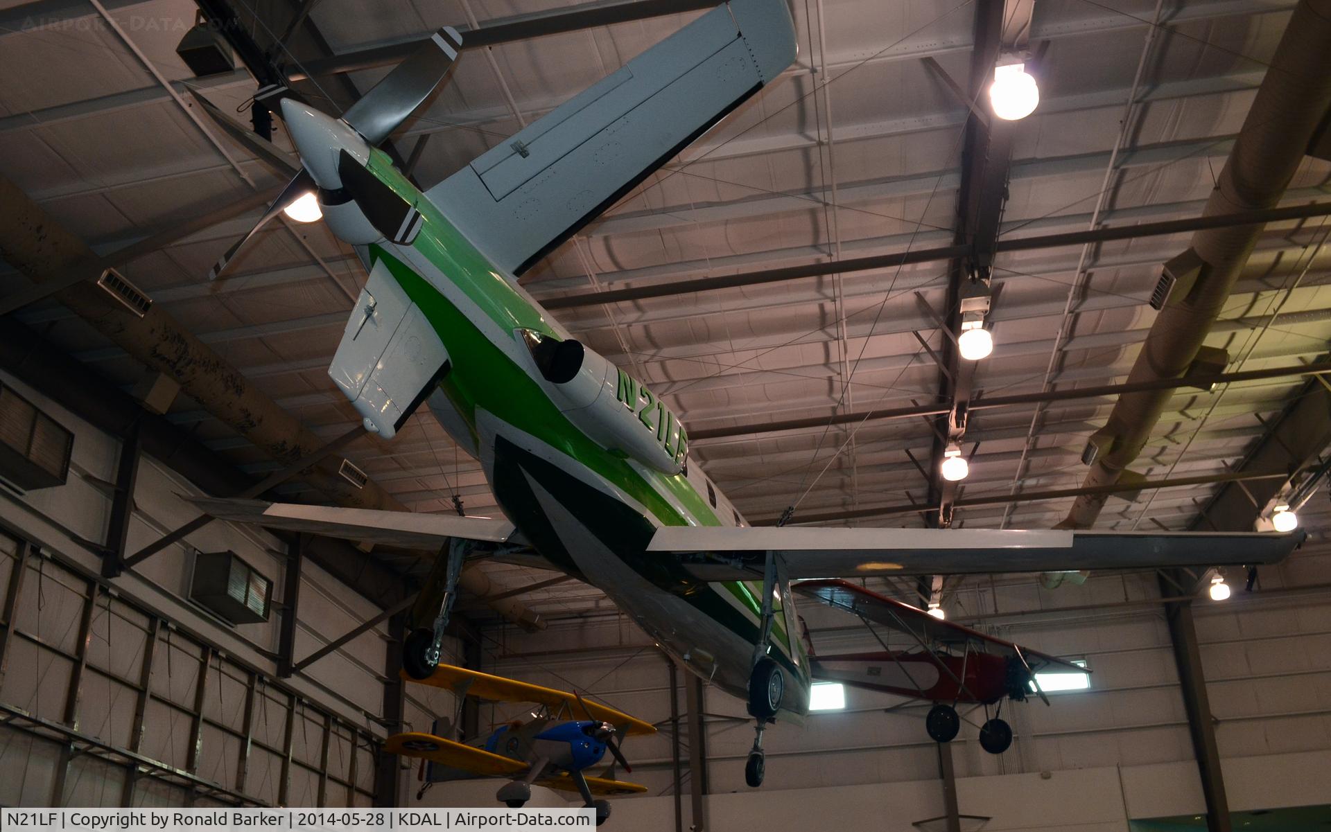 N21LF, 1982 LearAvia Lear Fan 2100 C/N E003, Frontiers of Flight Museum DAL
