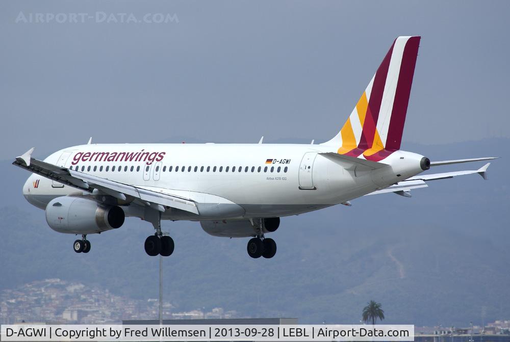 D-AGWI, 2008 Airbus A319-132 C/N 3358, Germanwings