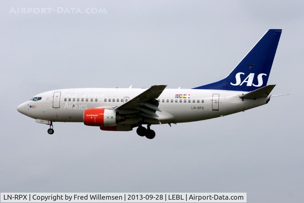 LN-RPX, 1998 Boeing 737-683 C/N 28291, SAS
