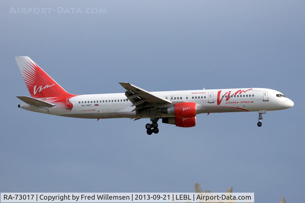 RA-73017, 1993 Boeing 757-230 C/N 26434, VIM