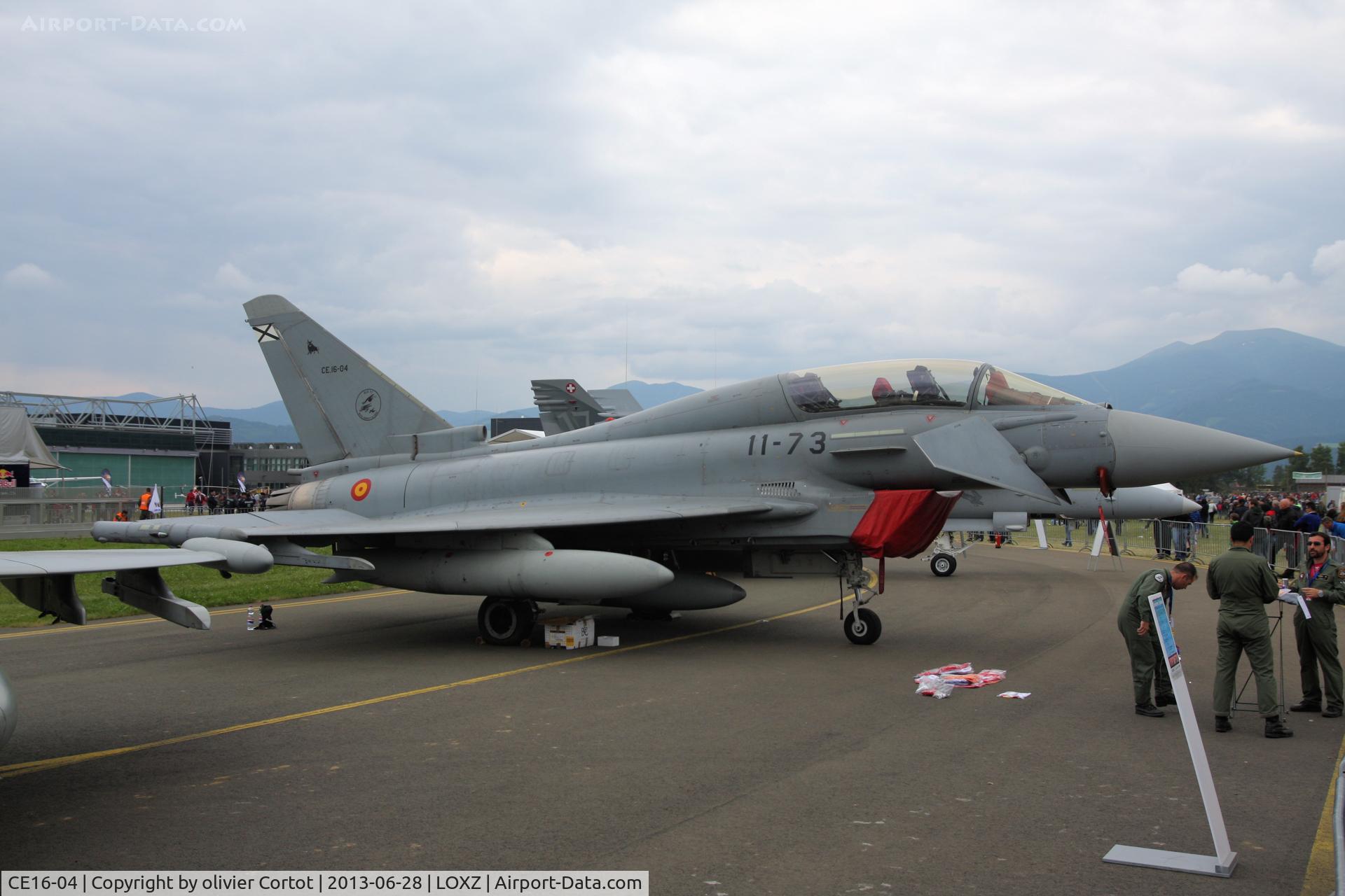 CE16-04, 2004 Eurofighter EF-2000 Typhoon T C/N 035/ST004, Airpower static display