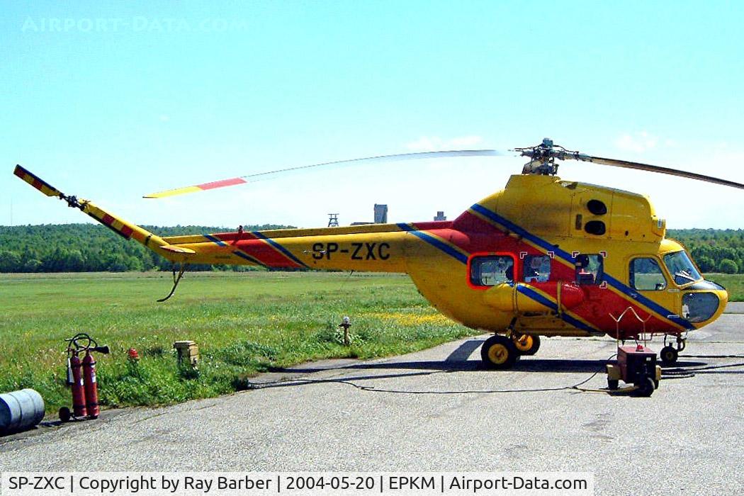 SP-ZXC, 1975 Mil Mi-2 Hoplite C/N 514408105, Mil Mi-2+ Hoplite [514408105]  (Lotnicze Pogotowie Ratunkowe-Polish Air Rescue) Katowice-Muchowiec~SP 20/05/2004