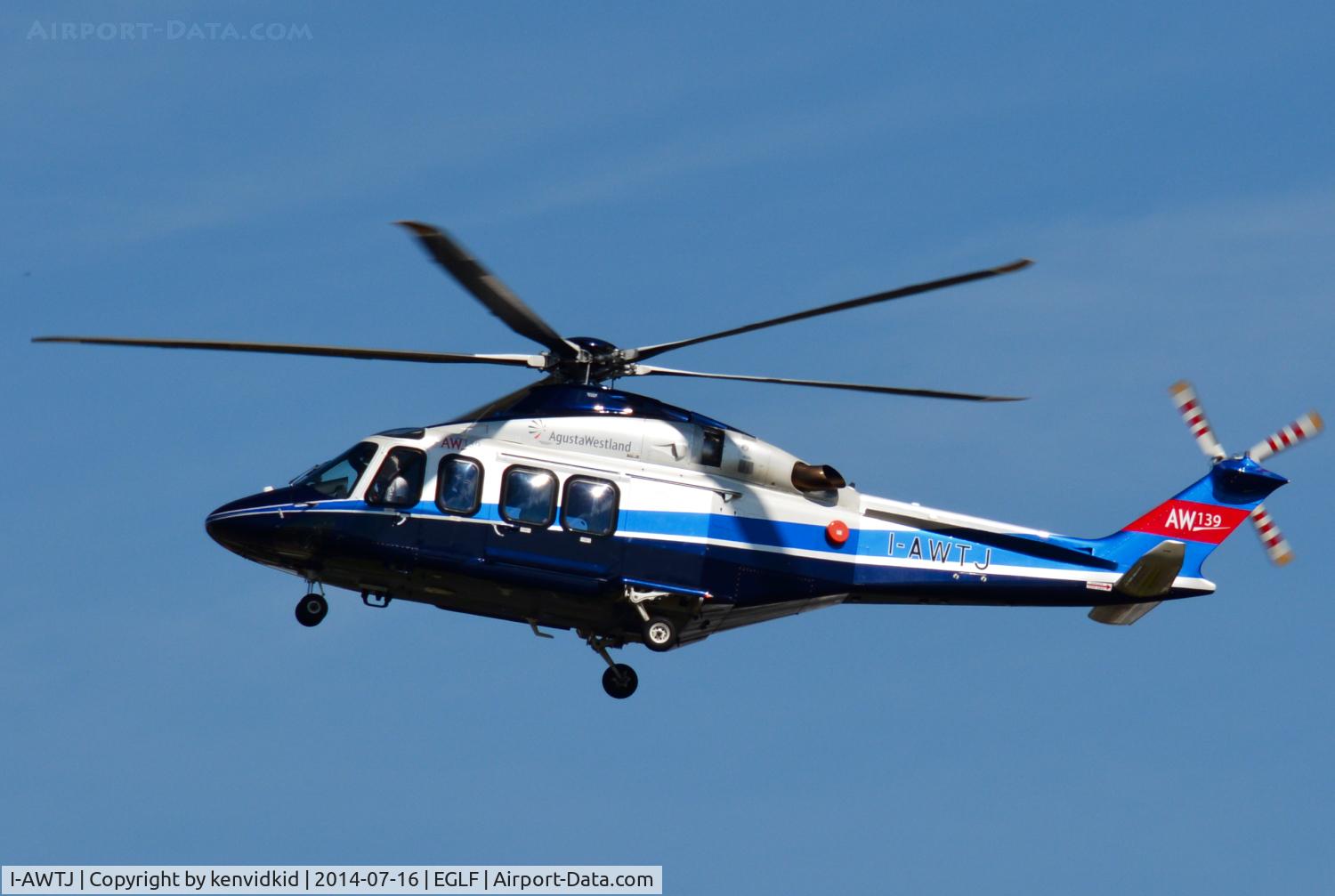 I-AWTJ, AgustaWestland AW-139 C/N 31087, Demo flight.