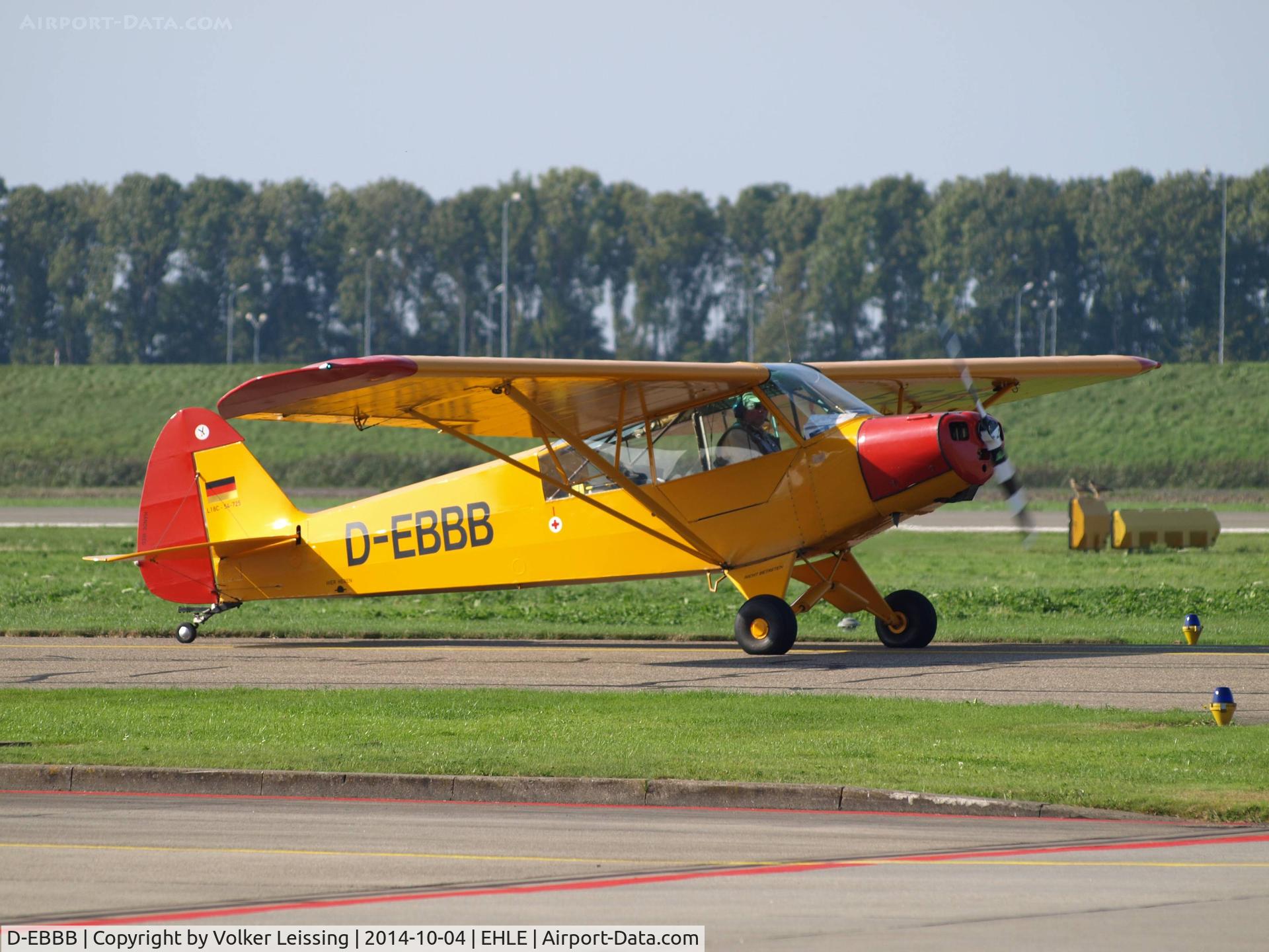 D-EBBB, 1978 Piper PA-18-95 Super Cub Super Cub C/N 18-3425, Taxi to parking