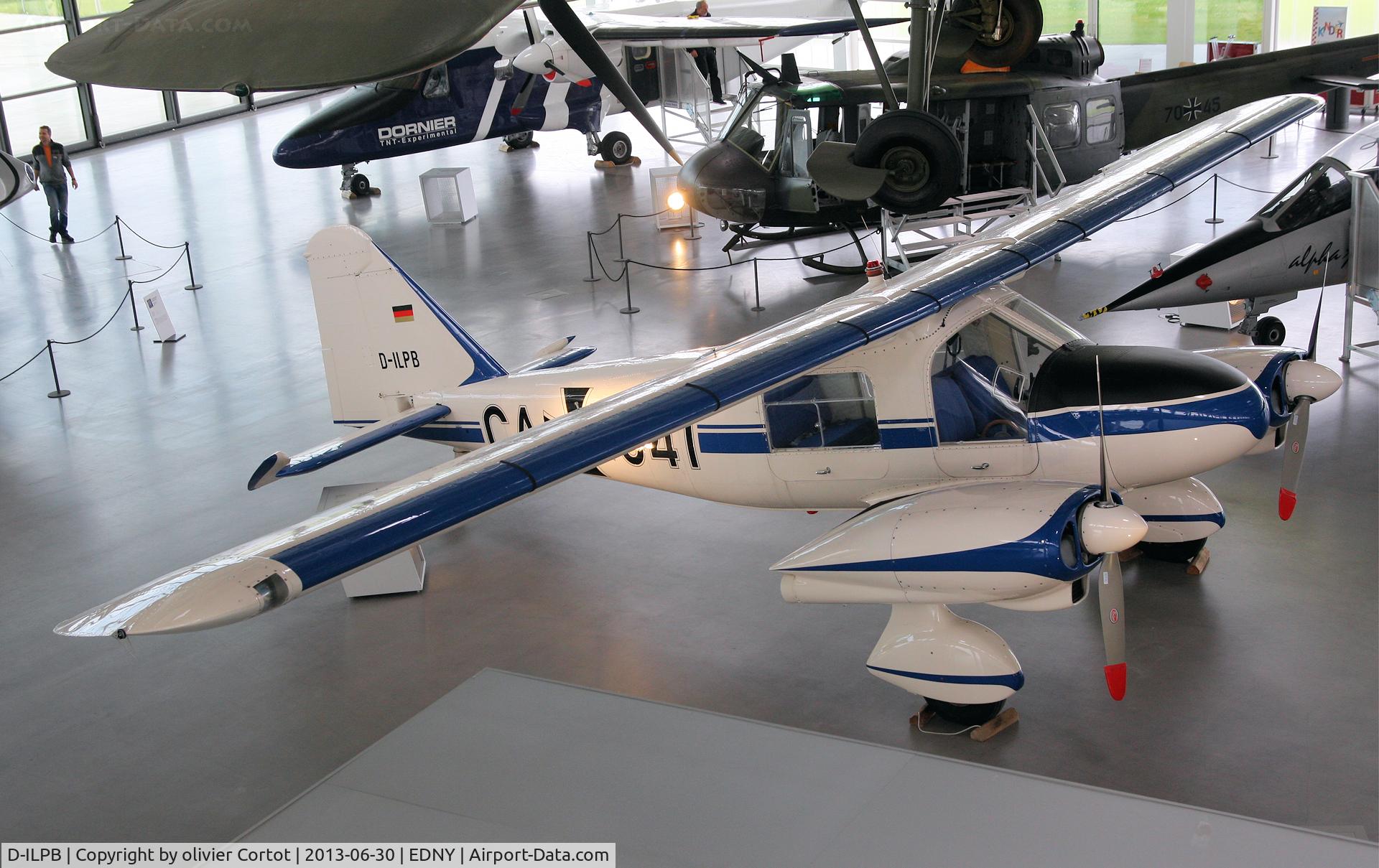 D-ILPB, 1961 Dornier Do-28A-1 C/N 3015, view from the balcony