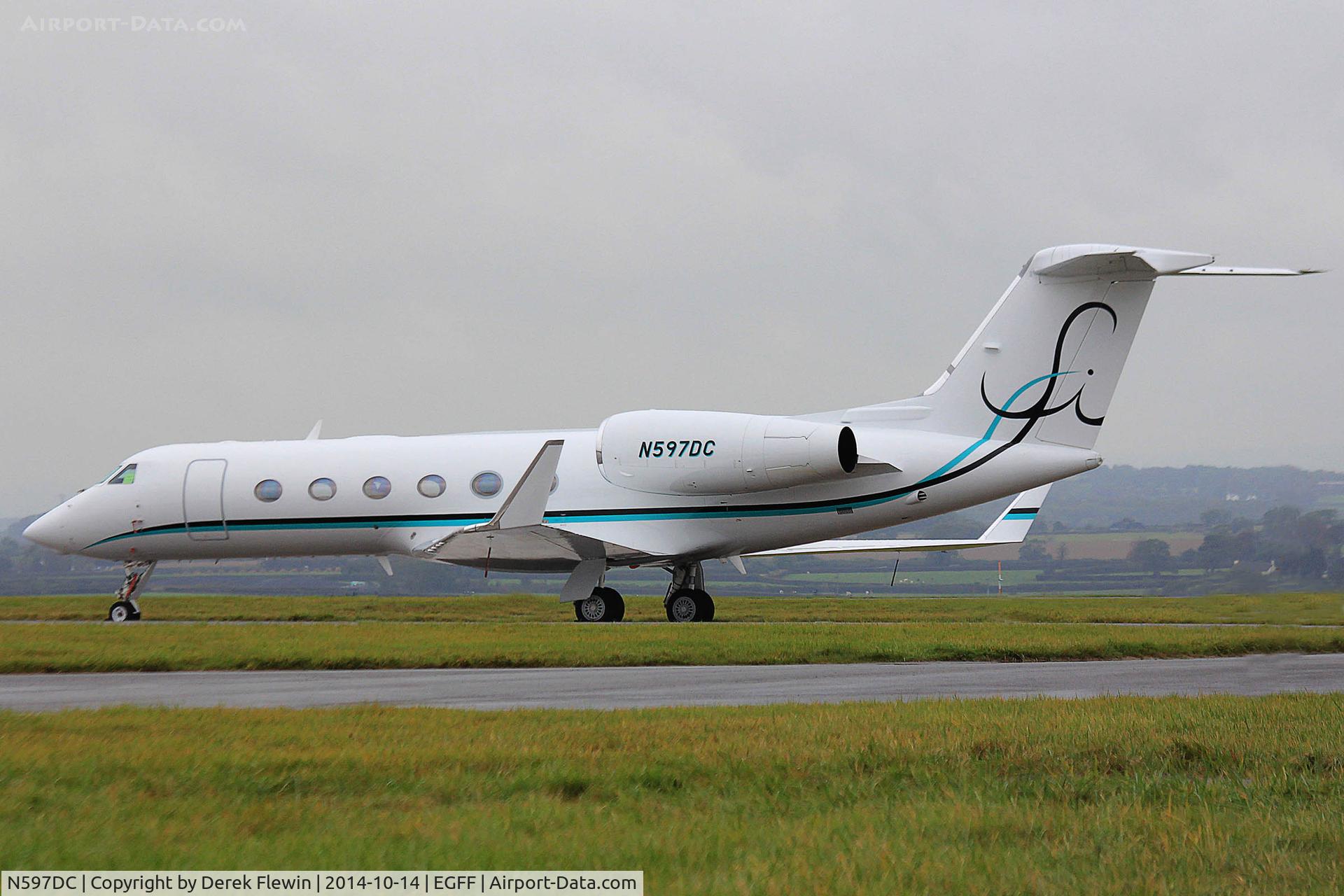 N597DC, Gulfstream Aerospace GIV-X (G450) C/N 4167, Gulfstream, seen parked up on the Cambrian Apron, out of Munich.