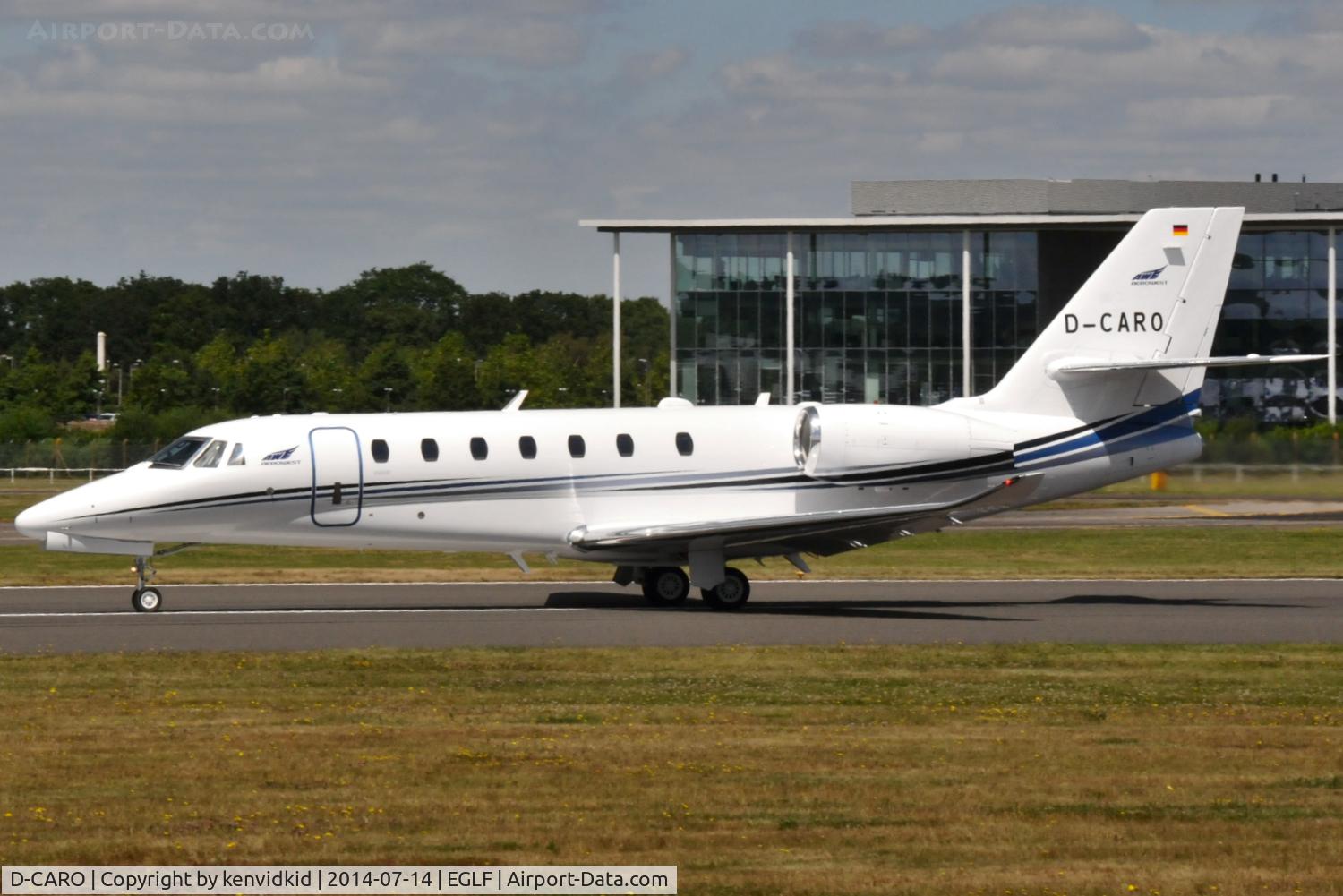 D-CARO, 2013 Cessna 680 Citation Sovereign C/N 680-0514, Executive departure.
