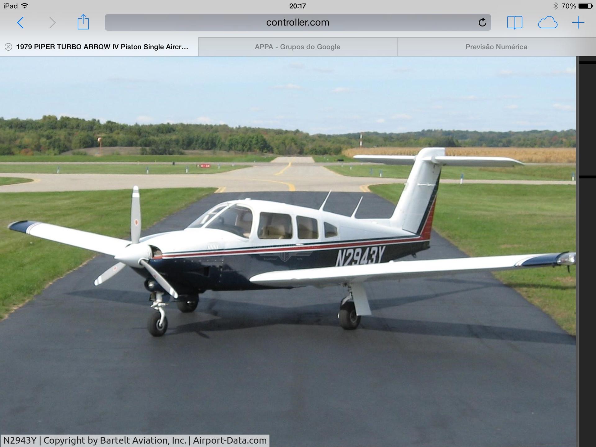 N2943Y, 1979 Piper PA-28RT-201T Arrow IV C/N 28R-7931267, 1979 Piper PA-28RT-201T