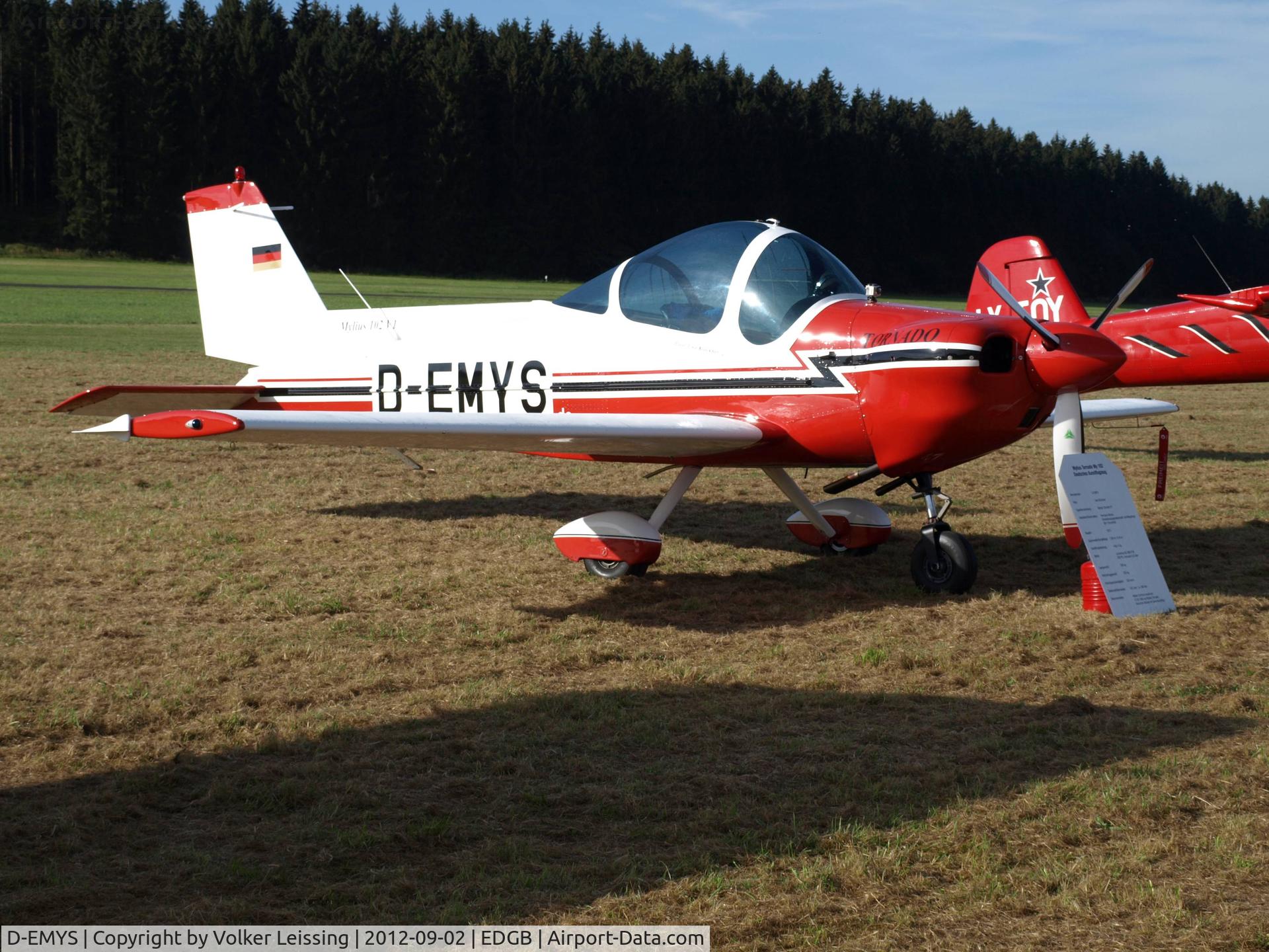 D-EMYS, 1973 Mylnius MY-102 Tornado, c/n V-1, parking