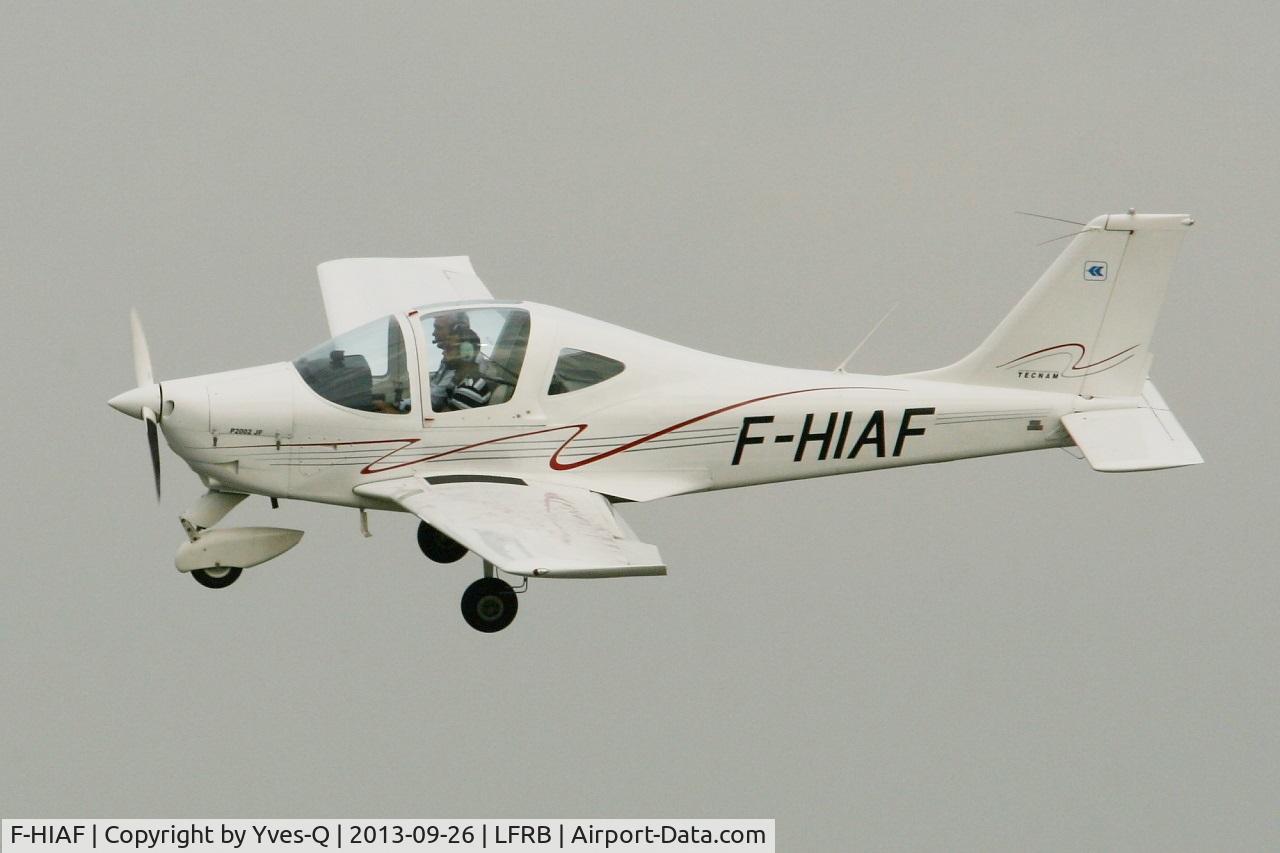 F-HIAF, Tecnam P-2002JF Sierra C/N Not Found F-HIAF, Tecnam P-2002JF Sierra, Training flight, Brest-Bretagne Airport (LFRB-BES)