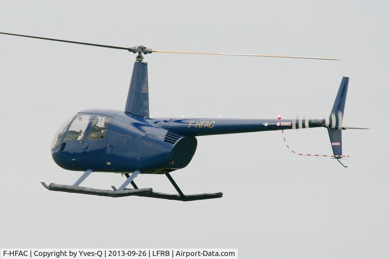 F-HFAC, 2012 Robinson R44  Raven II C/N 13224, Robinson R-44 Raven II, Flight over Brest-Bretagne Airport (LFRB-BES)