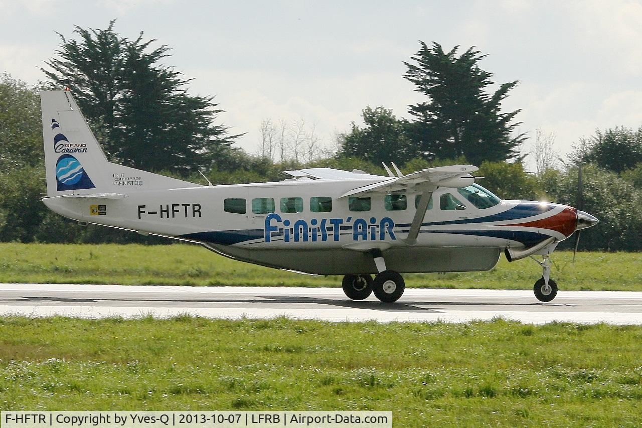 F-HFTR, 2008 Cessna 208B Grand Caravan C/N 208B-2041, Cessna 208B Grand Caravan, Take off rwy 25L, Brest-Bretagne Airport (LFRB-BES)