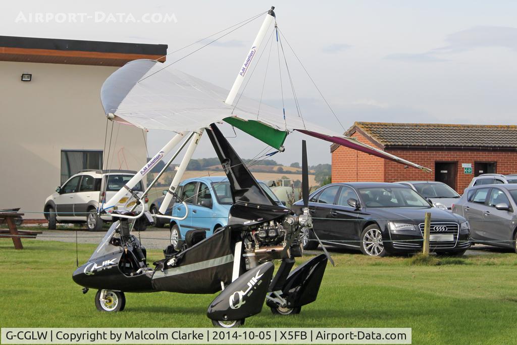 G-CGLW, 2010 P&M Aviation Pegasus Quik C/N 8509, P&M Aviation Pegasus Quik, Fishburn Airfield UK, October 5th 2014.