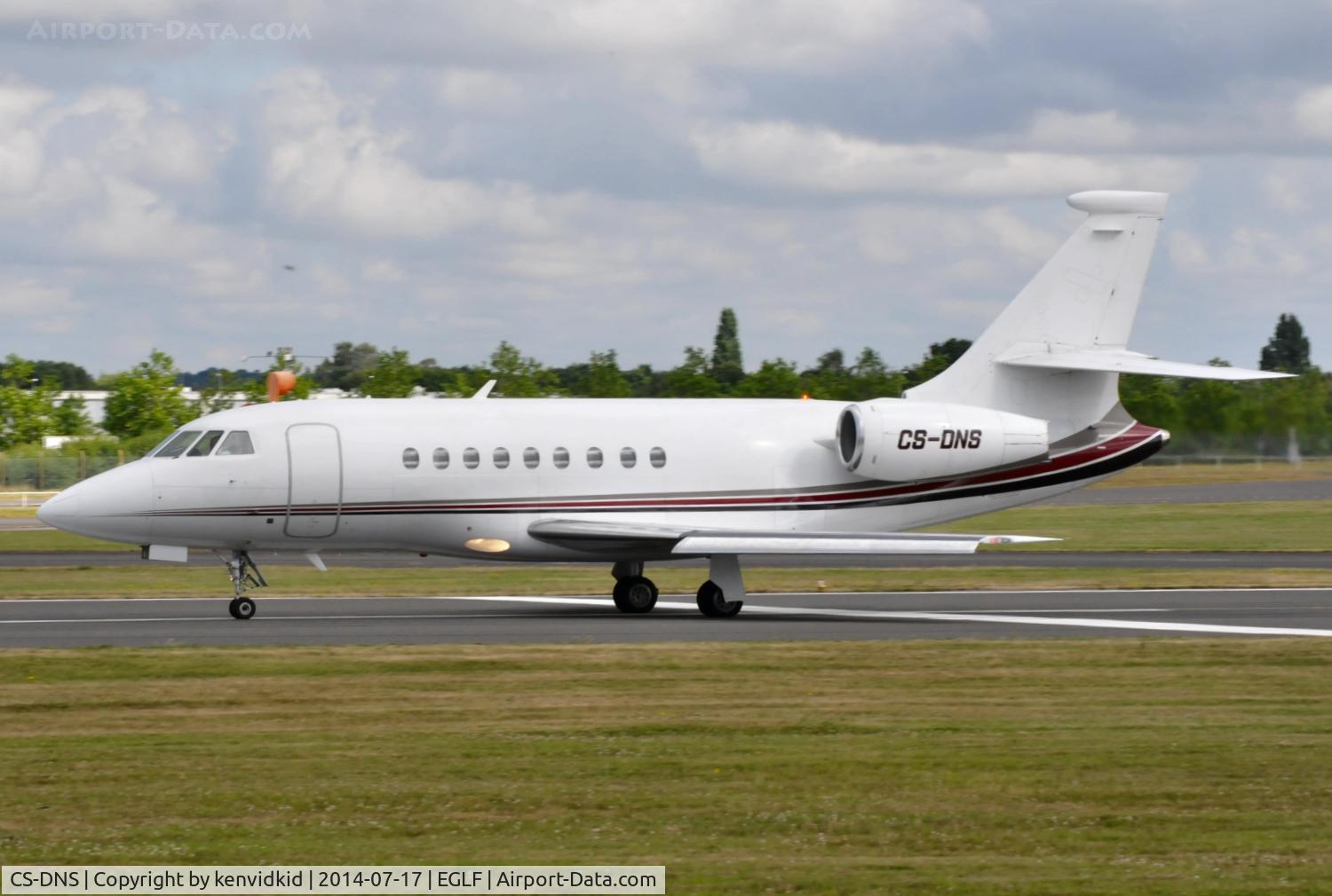 CS-DNS, 2001 Dassault Falcon 2000 C/N 139, Netjets departure.