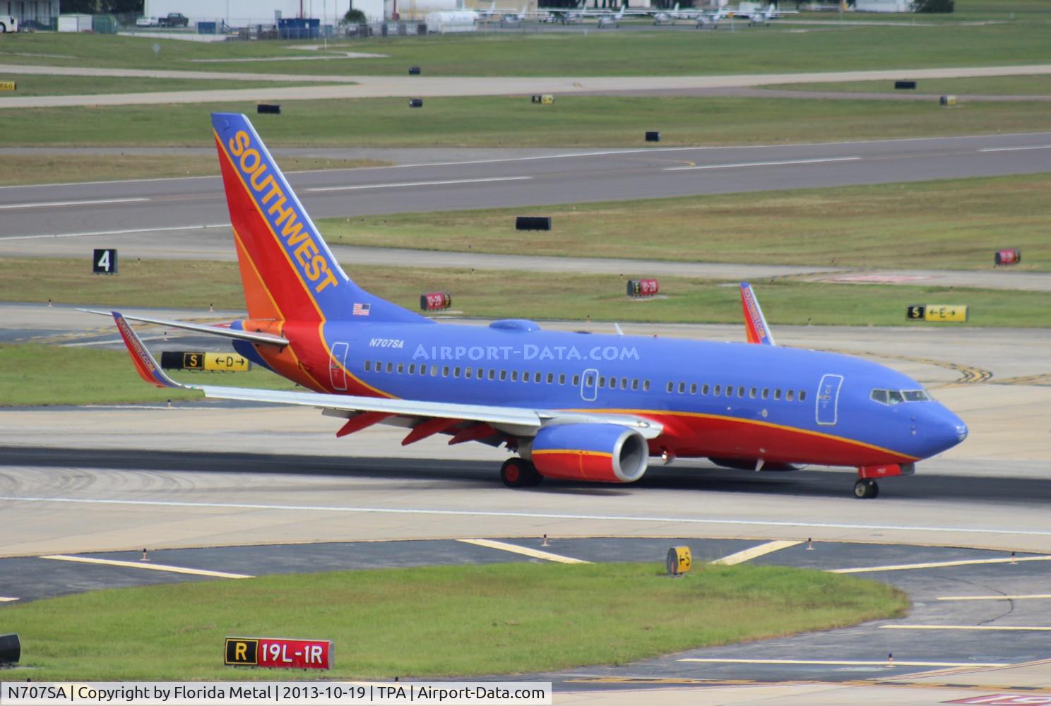 N707SA, 1997 Boeing 737-7H4 C/N 27841, Southwest
