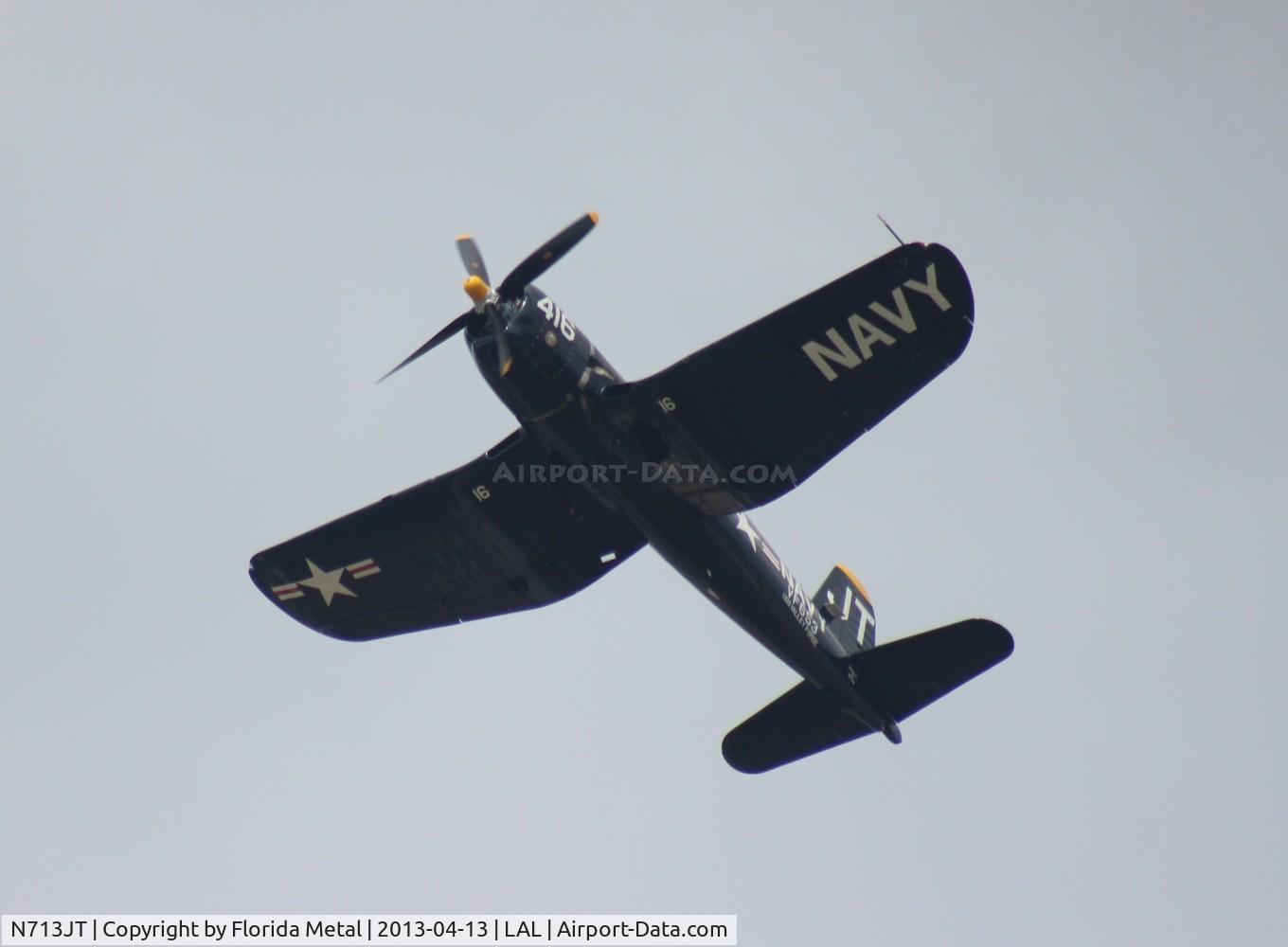 N713JT, 1945 Vought F4U-4B Corsair C/N 97143, Corsair