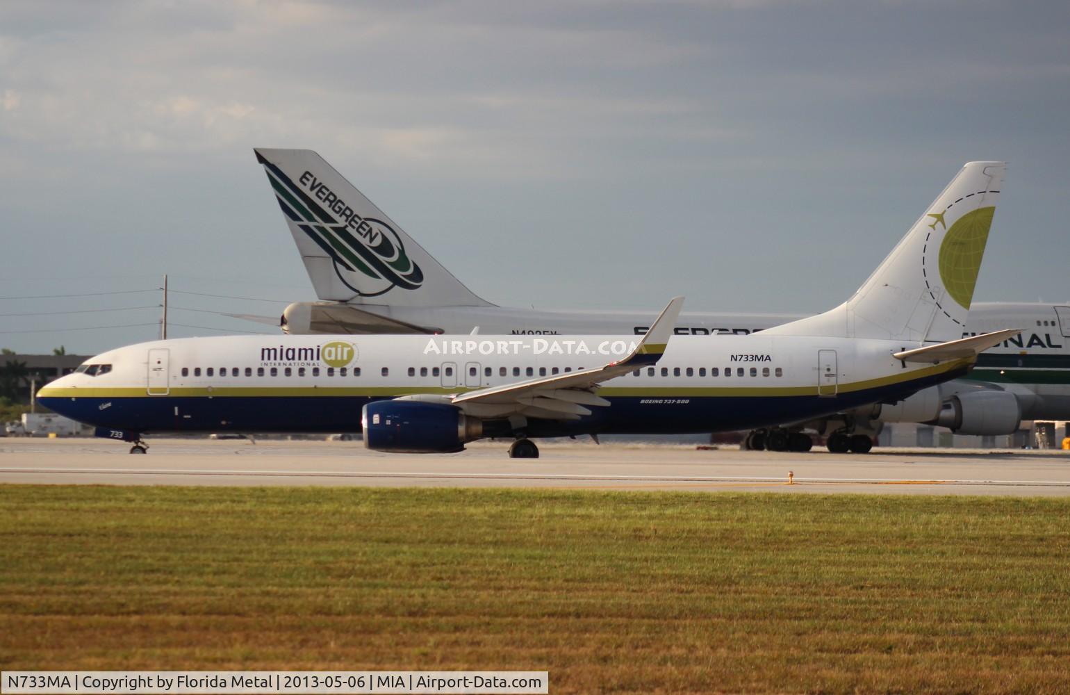 N733MA, 2001 Boeing 737-81Q C/N 30619, Miami Air