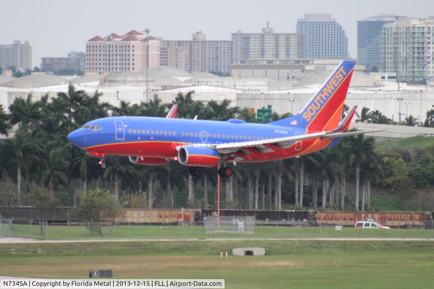 N734SA, 1999 Boeing 737-7H4 C/N 27866, Southwest