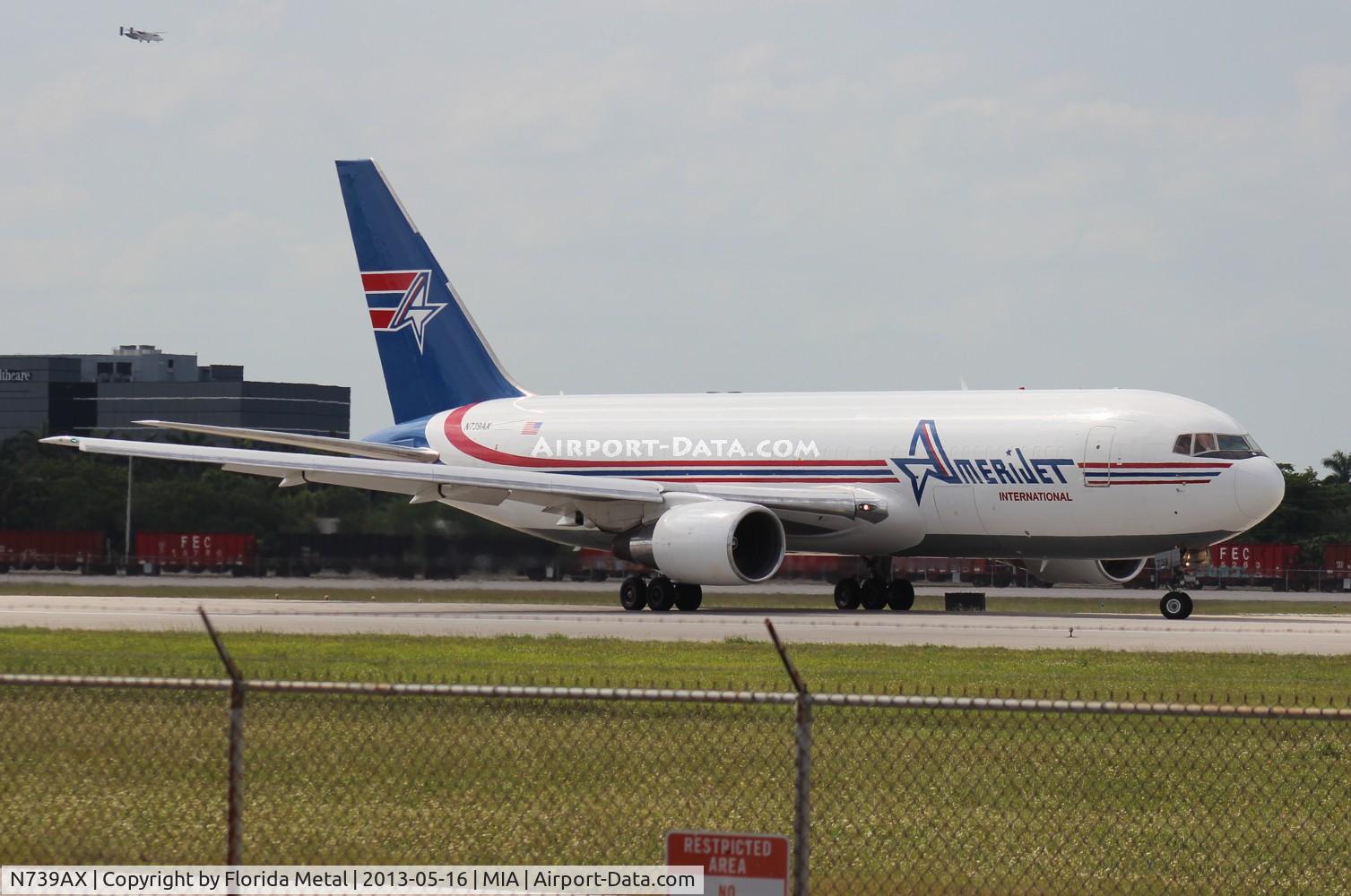 N739AX, 1982 Boeing 767-232 C/N 22216, Amerijet 767-200