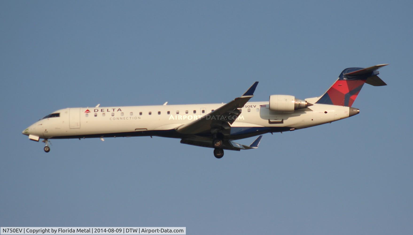 N750EV, 2004 Bombardier CRJ-701 (CL-600-2C10) Regional Jet C/N 10161, Delta Connection CRJ-700