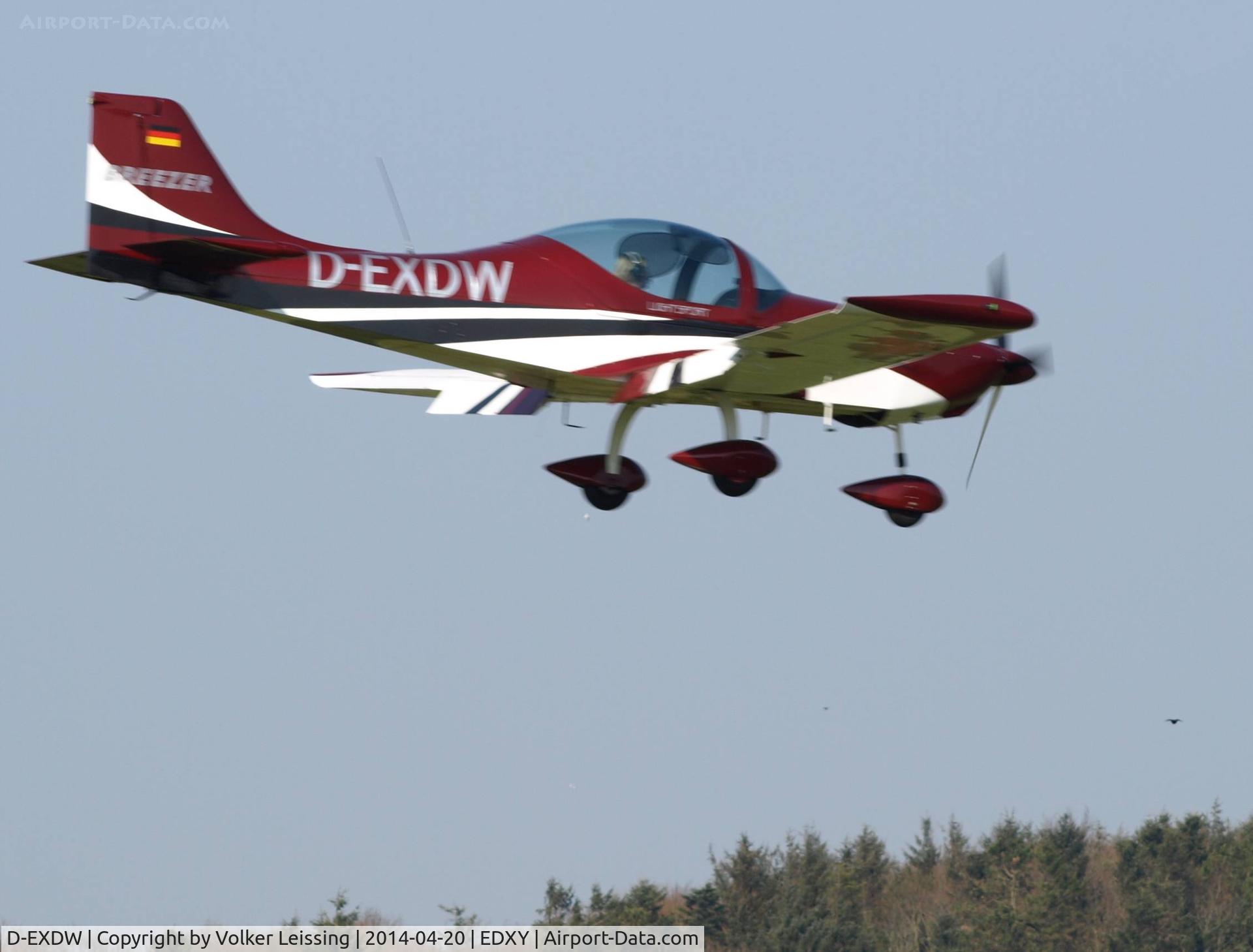 D-EXDW, 2009 Breezer B600L C/N 010LSA, landing