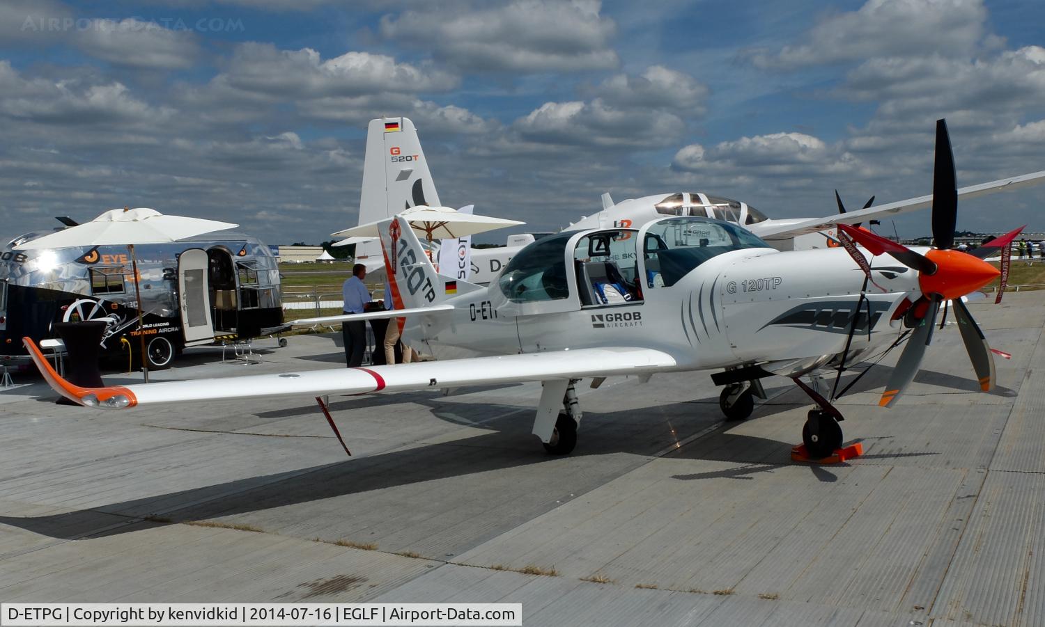 D-ETPG, Grob G-120TP C/N 8562, On static display at FIA 2014.