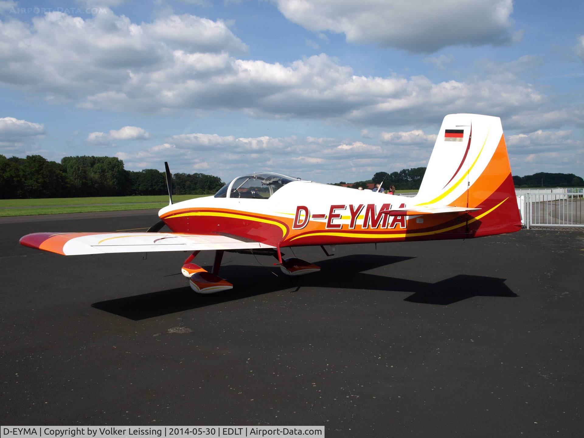 D-EYMA, 2011 Vans RV-7A C/N 2847, parking