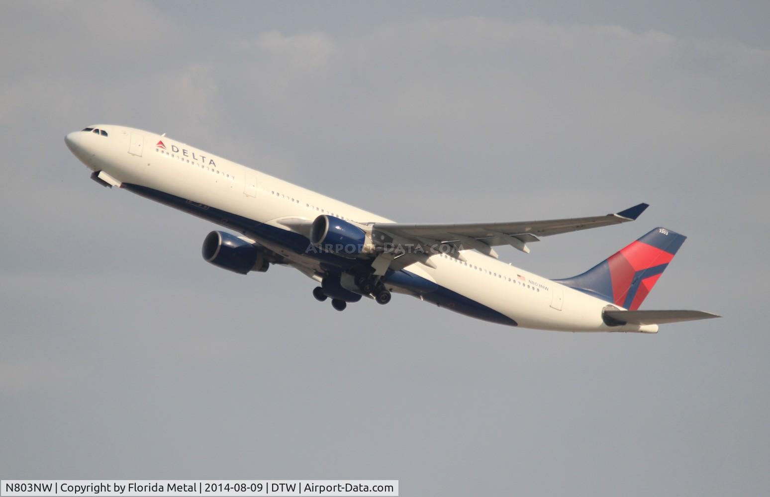 N803NW, 2003 Airbus A330-323 C/N 0542, Delta
