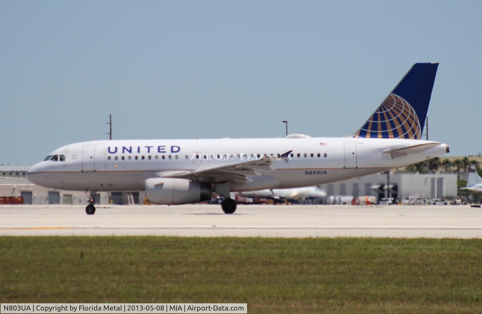 N803UA, 1997 Airbus A319-131 C/N 748, United A319