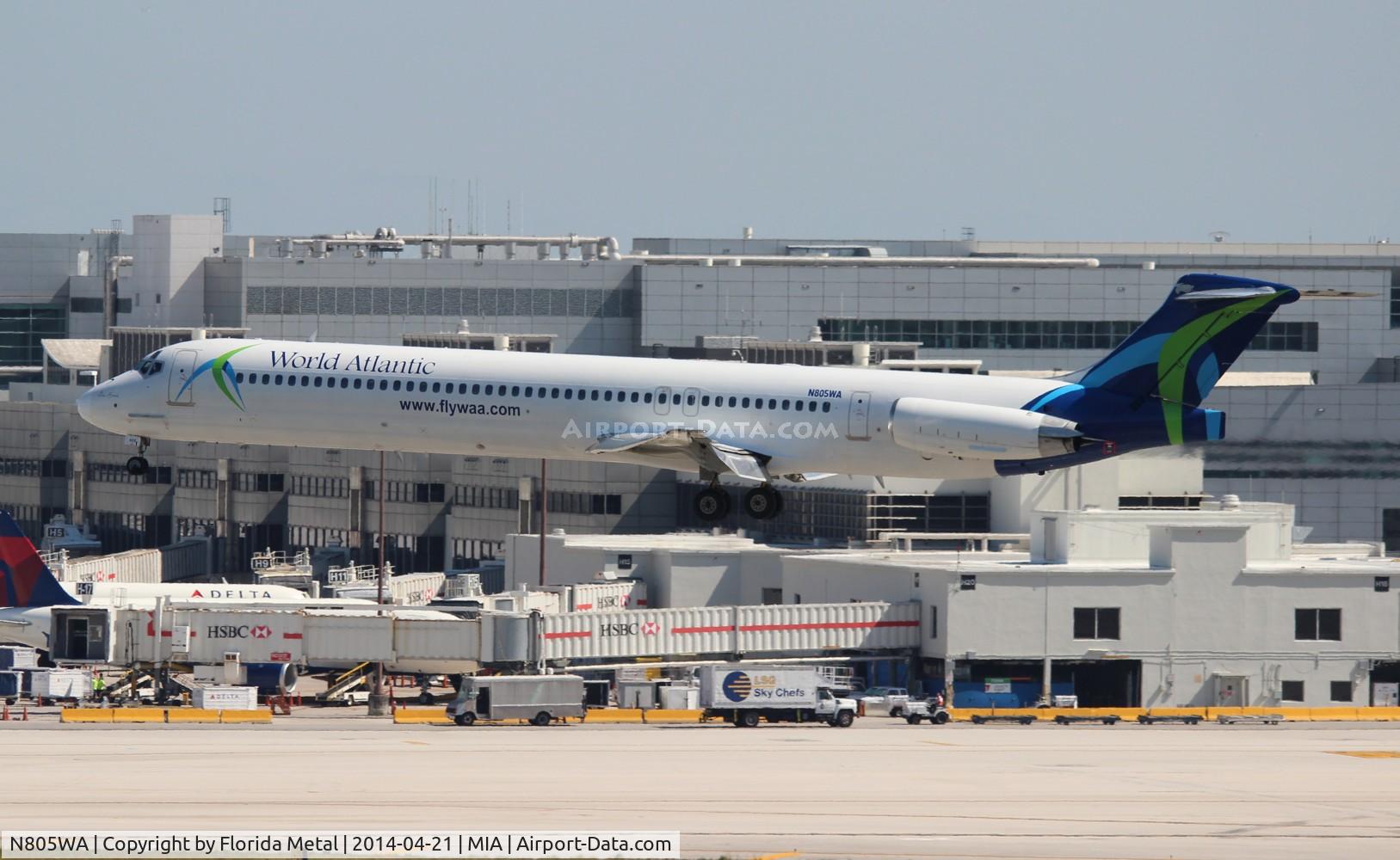 N805WA, 1996 McDonnell Douglas MD-83 (DC-9-83) C/N 53470, World Atlantic