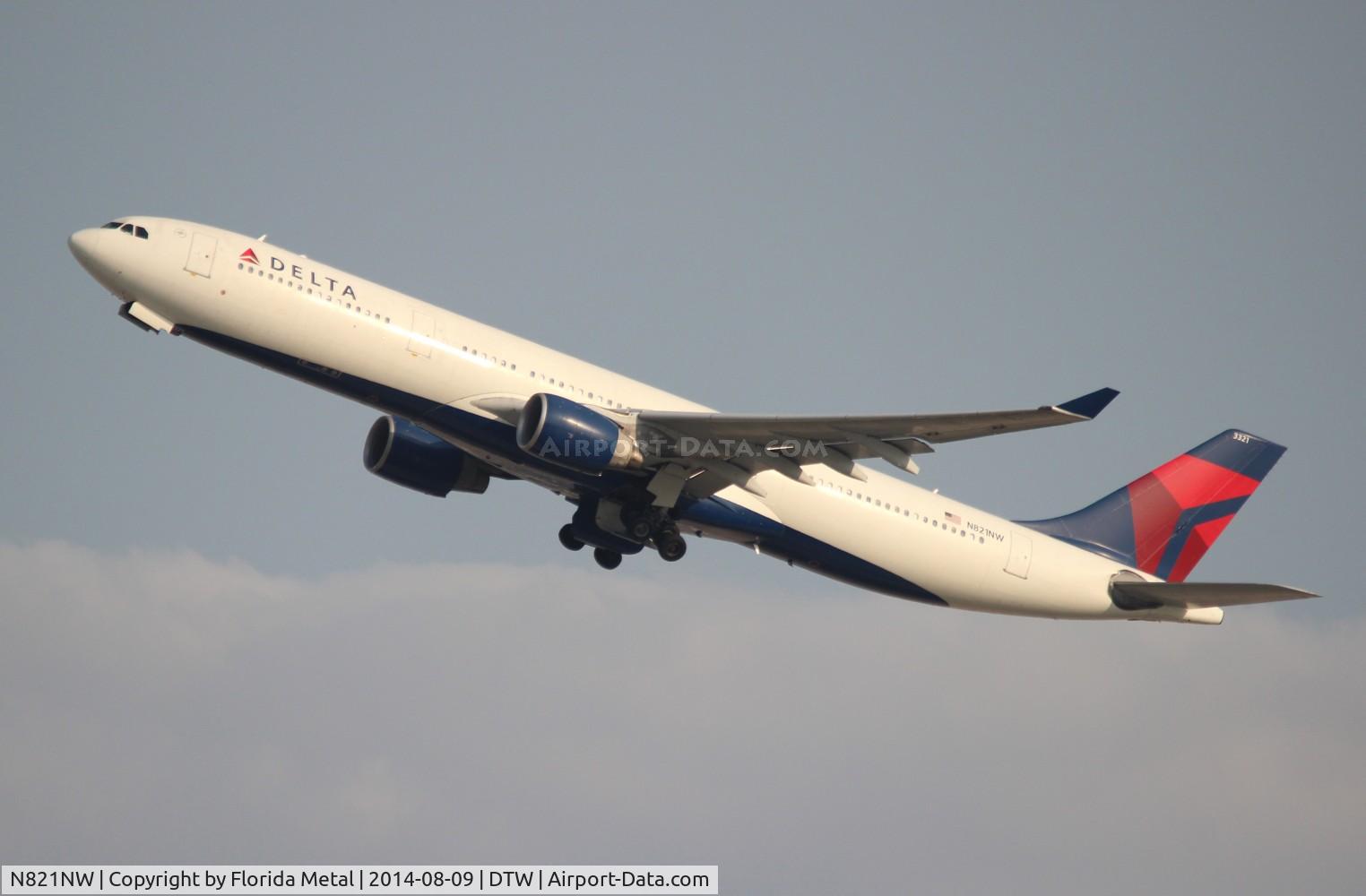 N821NW, 2007 Airbus A330-323 C/N 0865, Delta A330-300