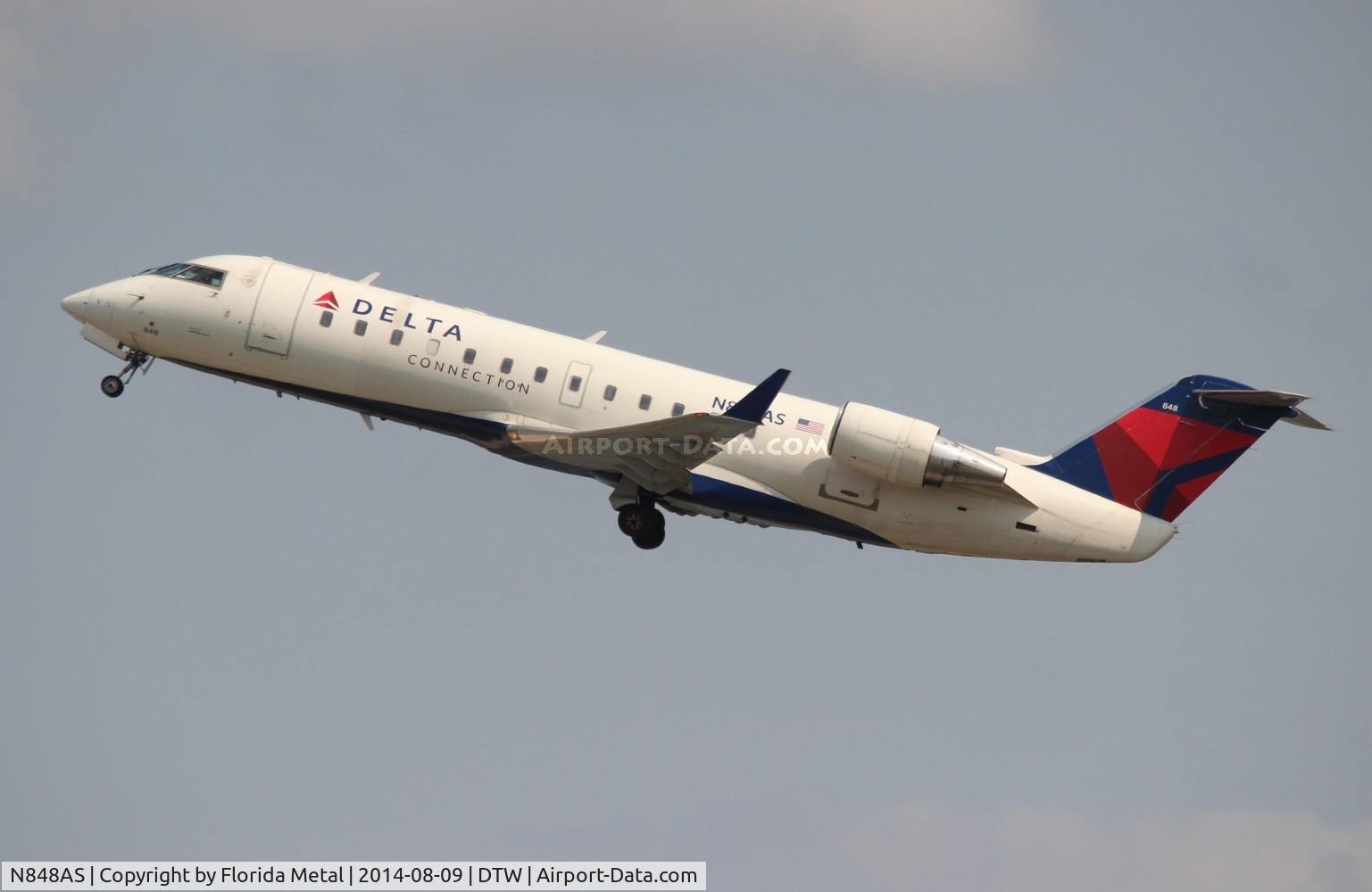 N848AS, 1999 Bombardier CRJ-200ER (CL-600-2B19) C/N 7339, ASA CRJ-200