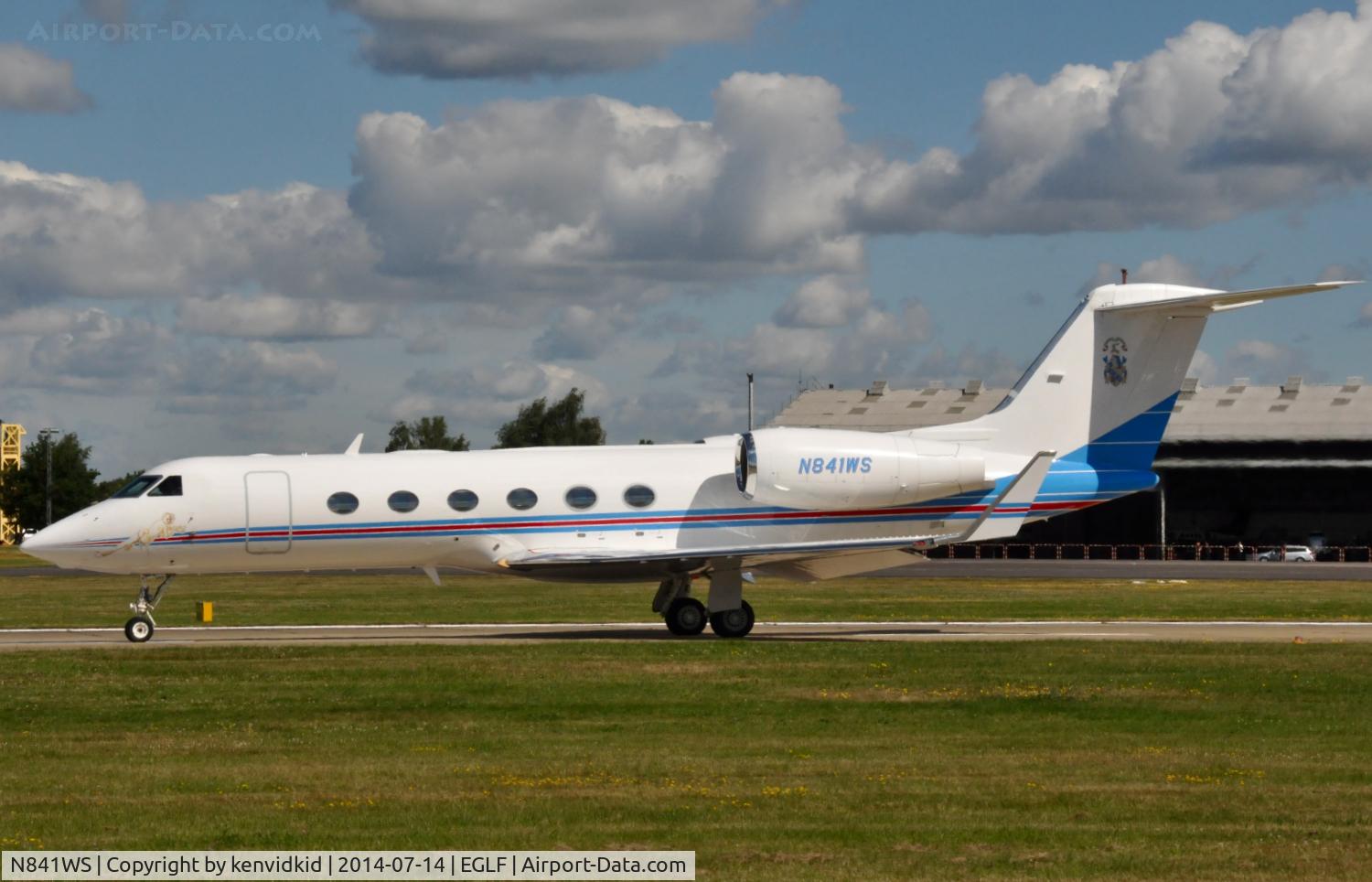 N841WS, 2007 Gulfstream Aerospace GIV-X (G450) C/N 4099, Executive departure.