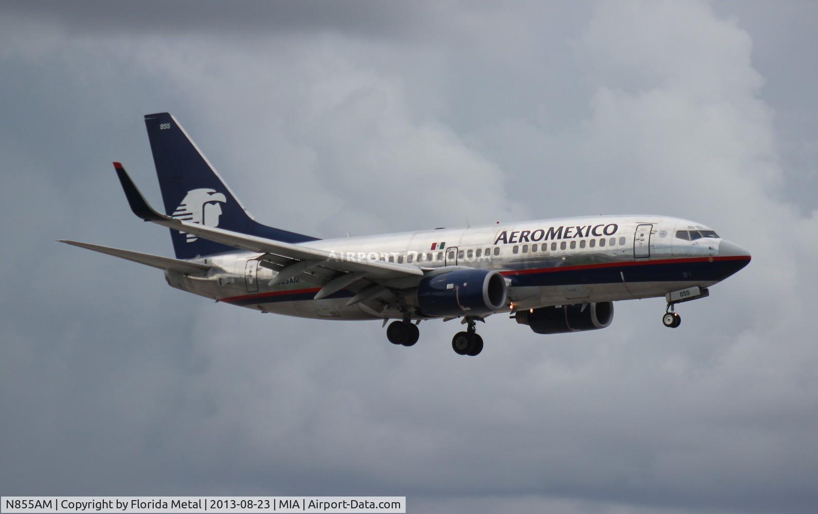 N855AM, 2004 Boeing 737-752 C/N 33792, Aeromexico